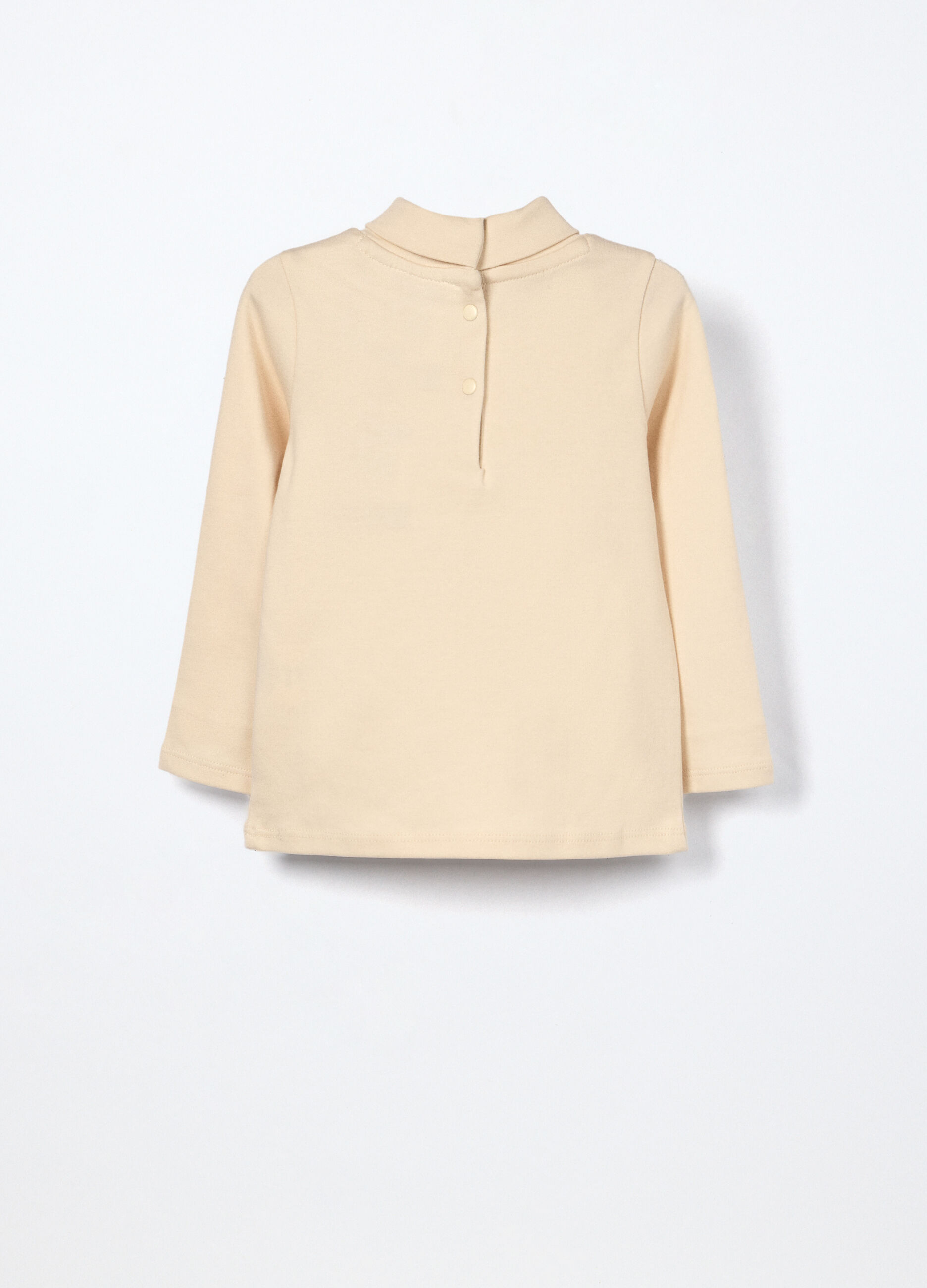 T-shirt in interlock di puro cotone neonata_1