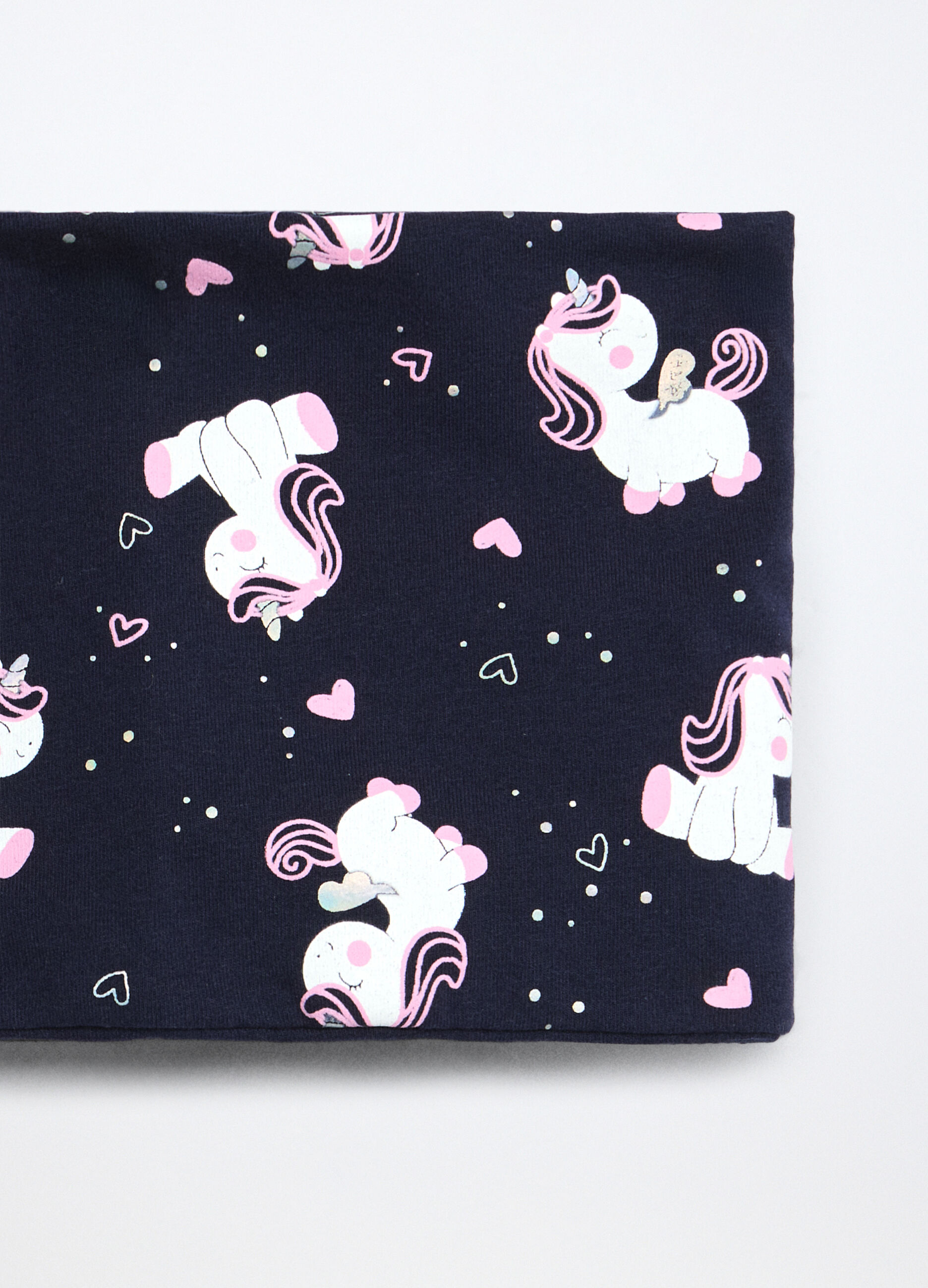 Scaldacollo in jersey di cotone stretch neonata_2