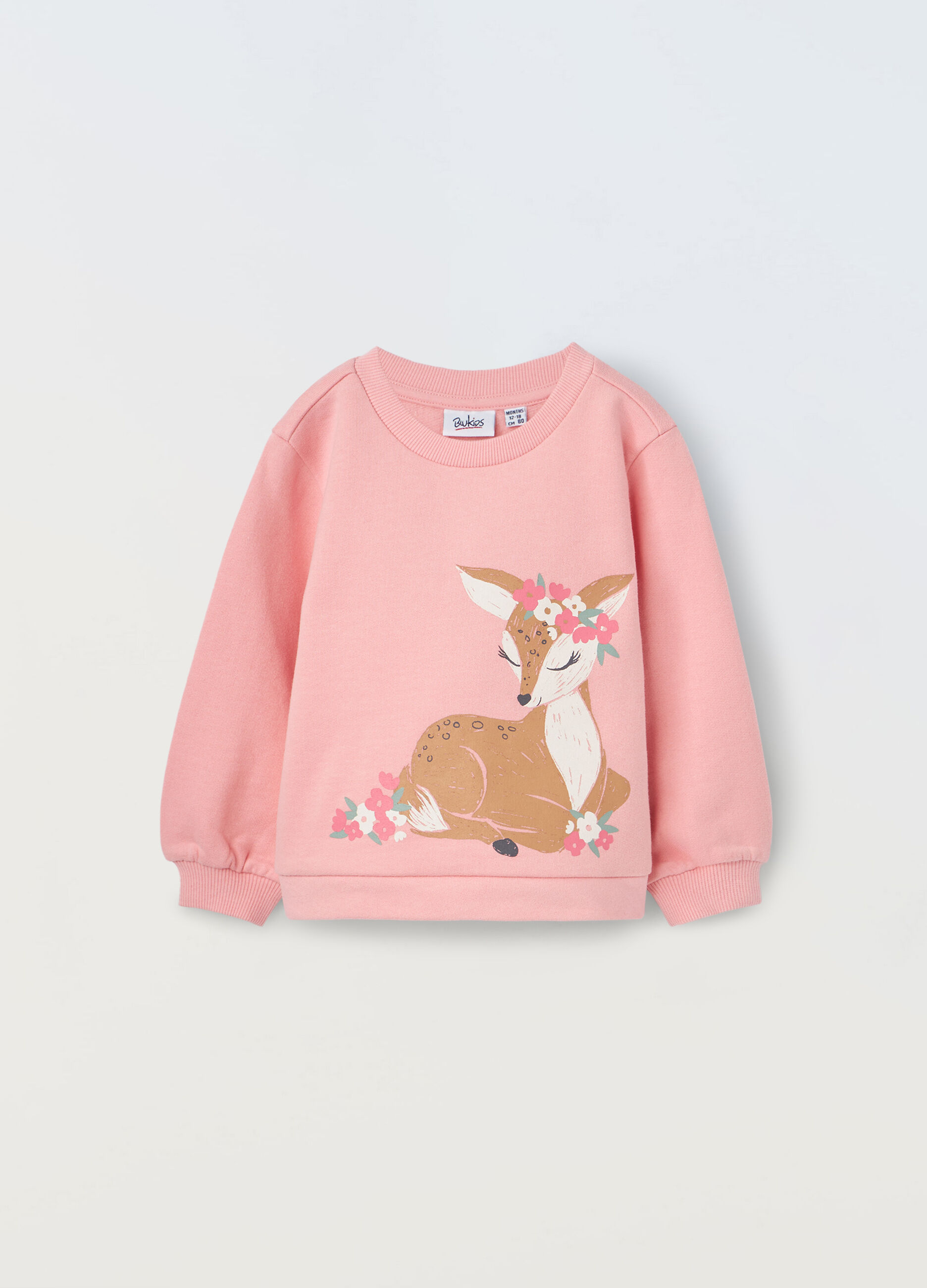 Felpa in puro cotone manopesca neonata_0