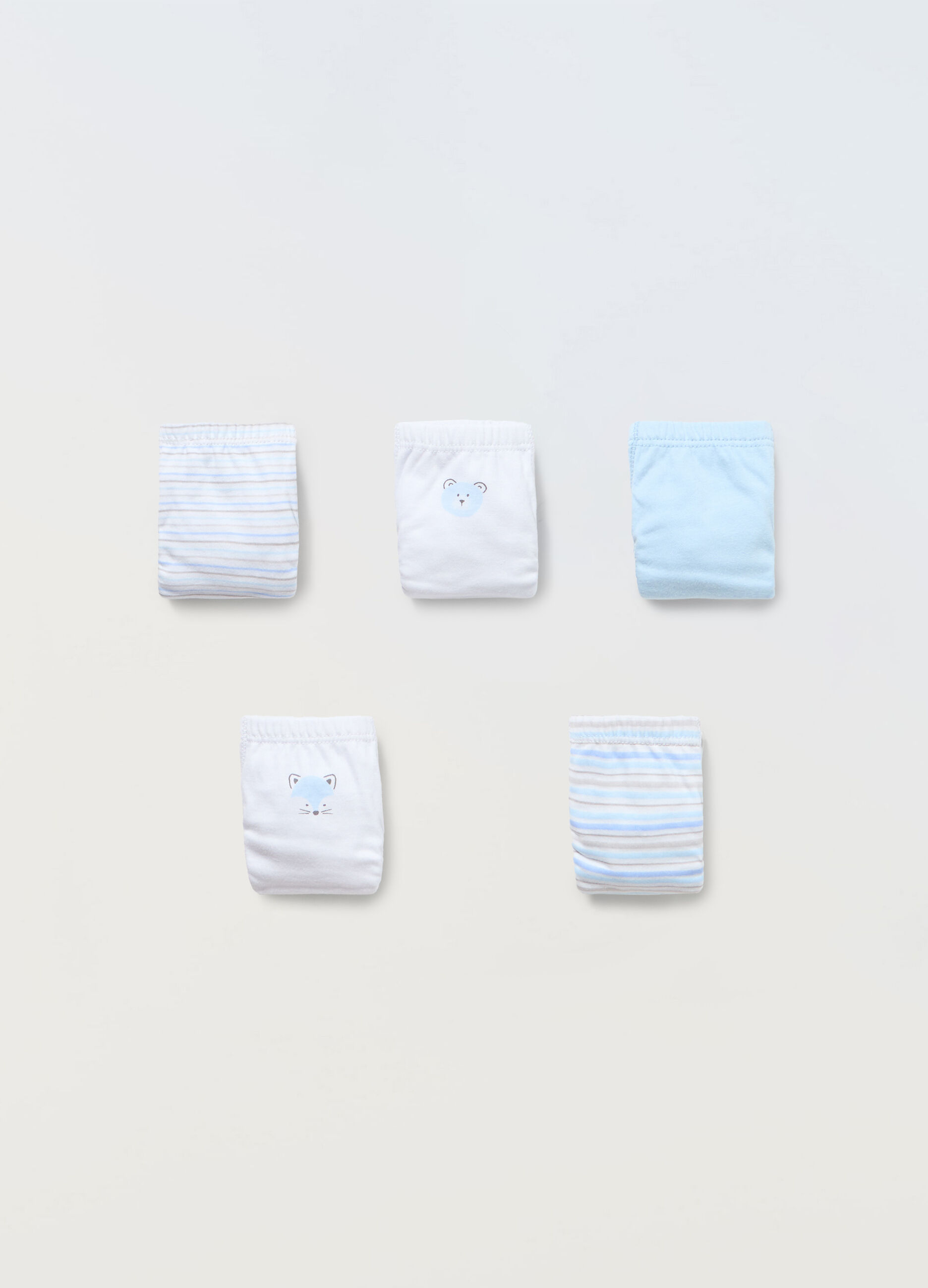 Pack 5 slip in puro cotone neonato_1