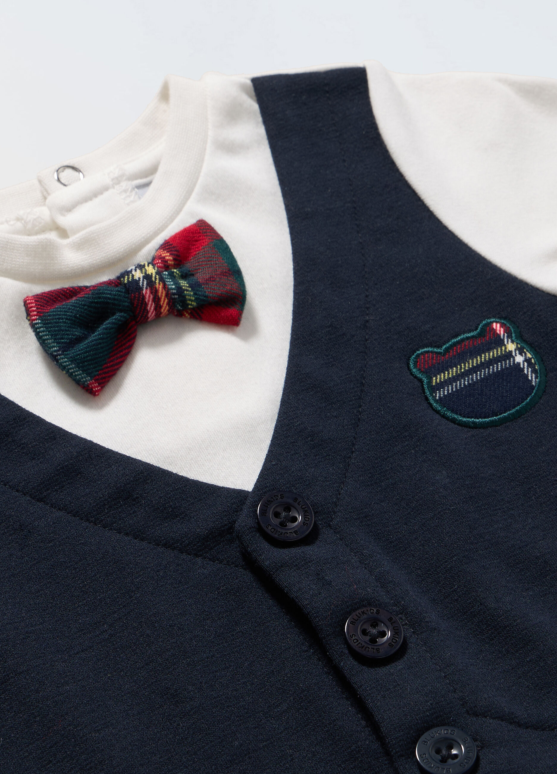 T-shirt con gilet neonato_1