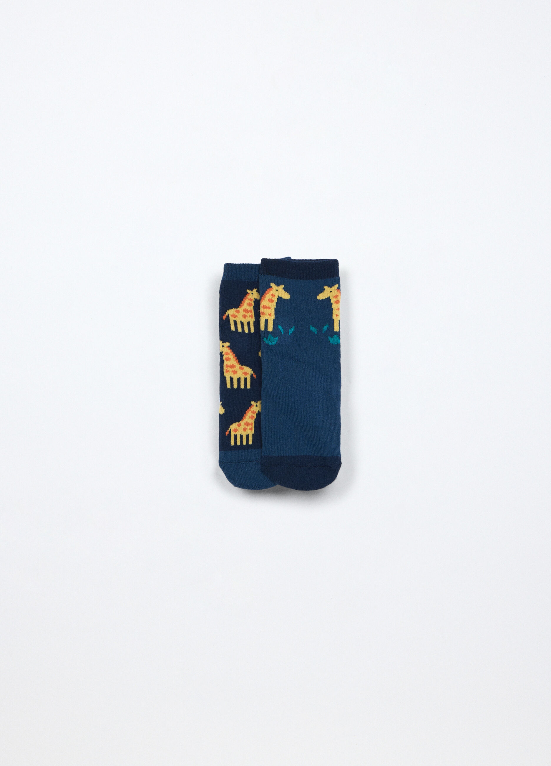 Pack 2 calzini antiscivolo in spugna neonato_0