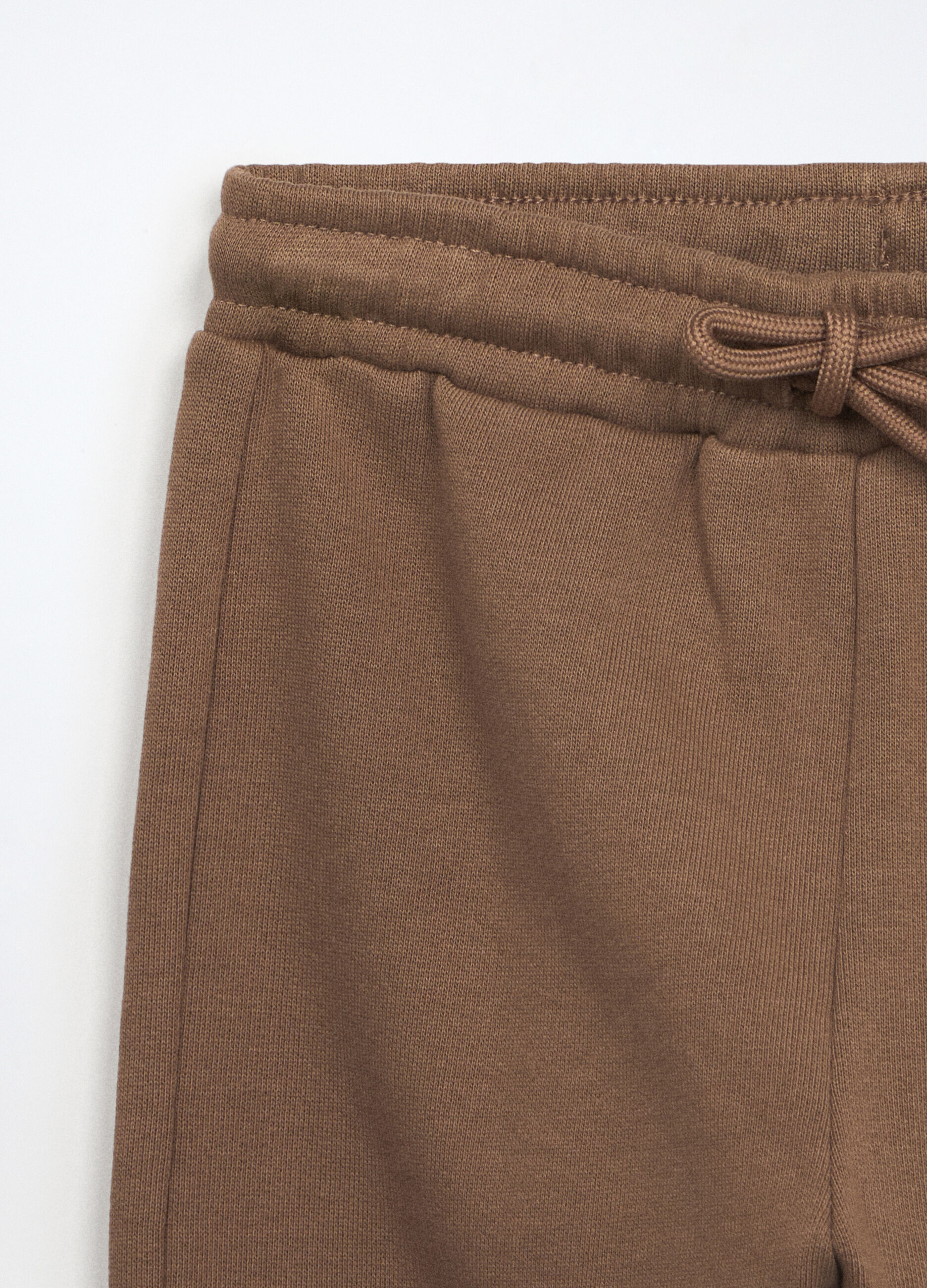 Jogging set in french terry di puro cotone neonato_3