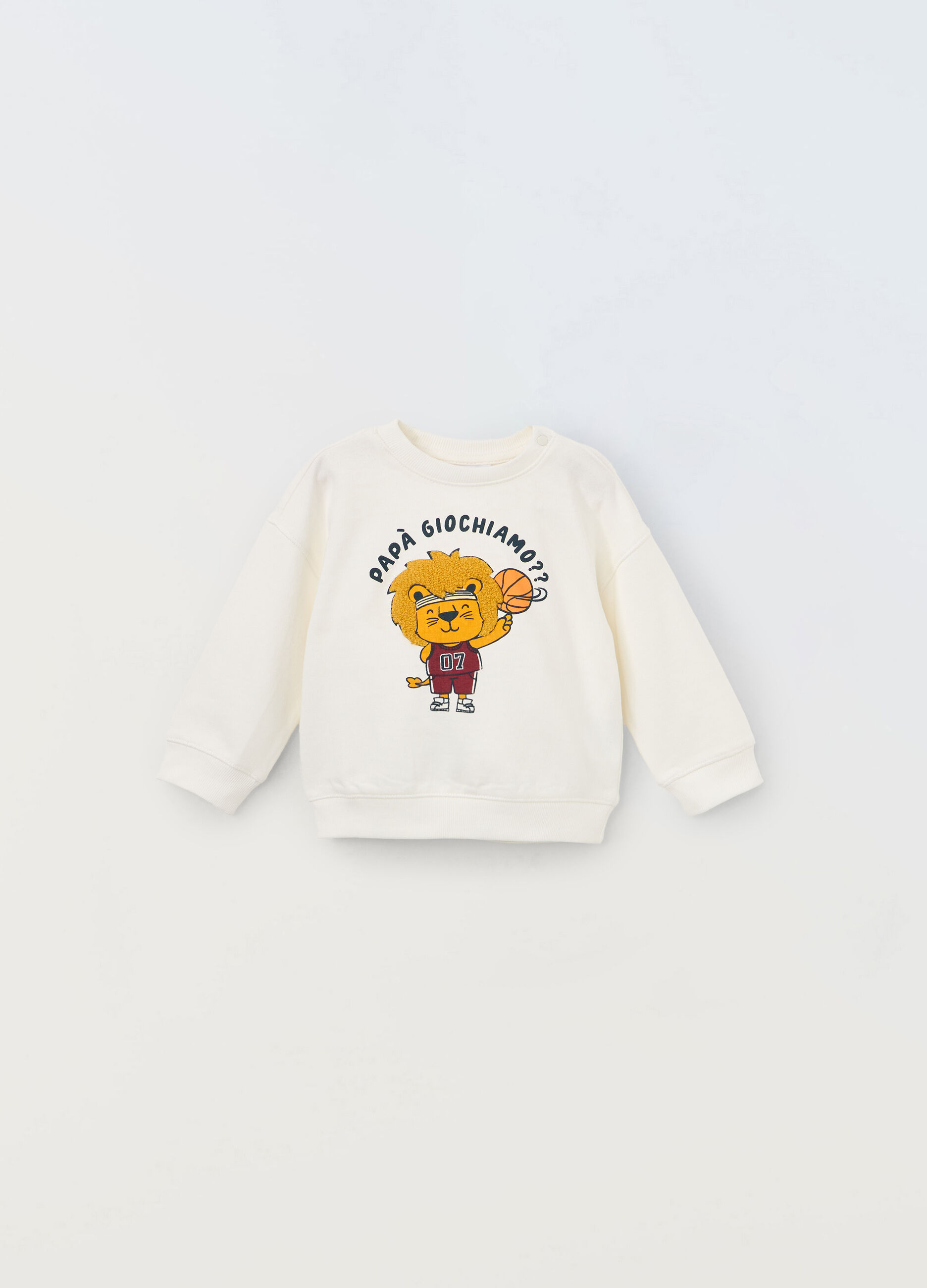 Felpa in puro cotone neonato_0