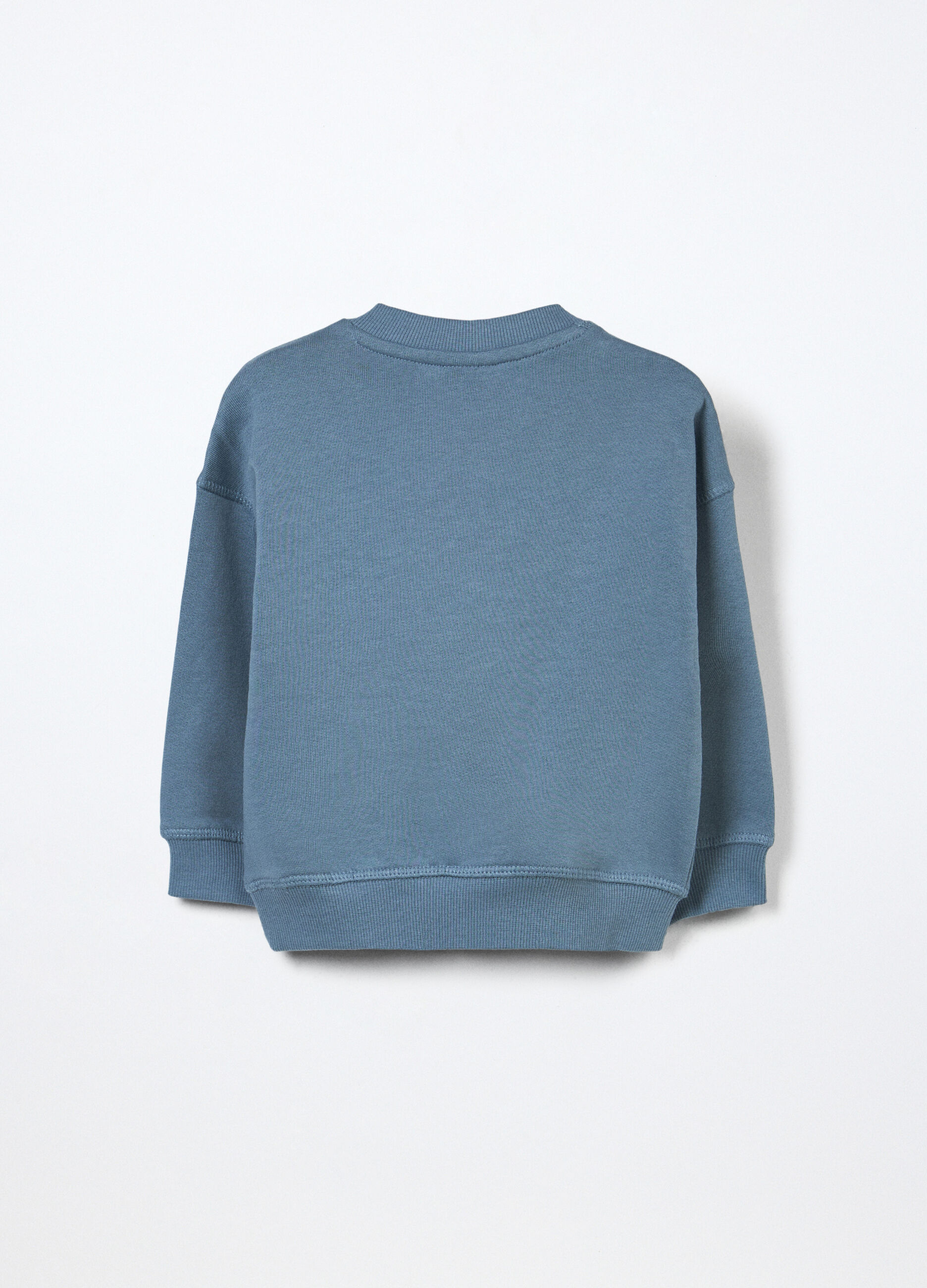 Felpa in french terry di puro cotone neonato_1