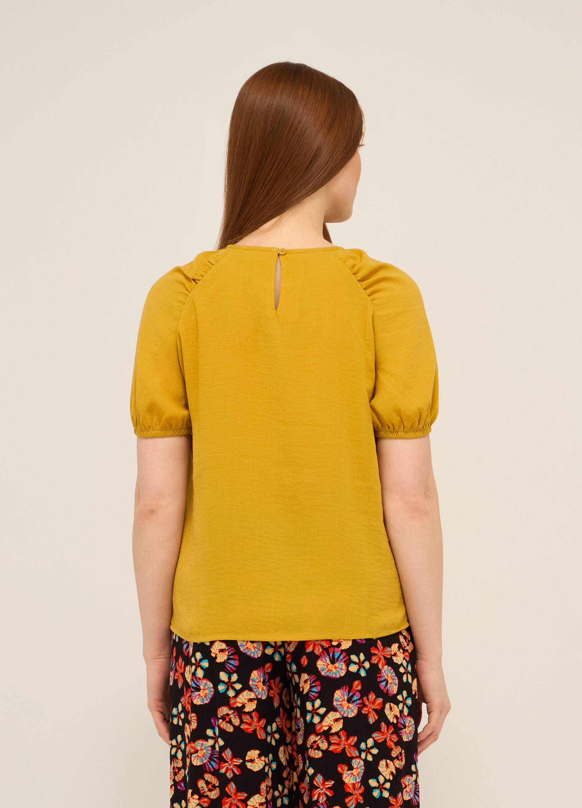 Blusa in crepe donna_1