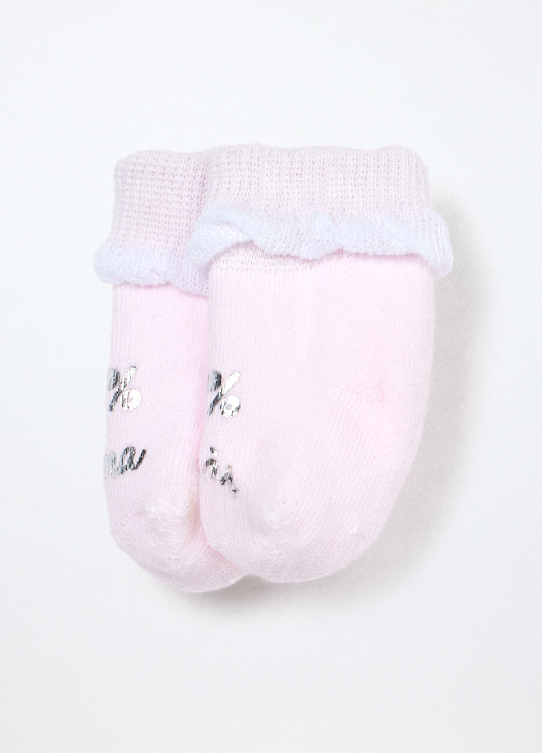 Calzini in spugna misto cotone neonata_0