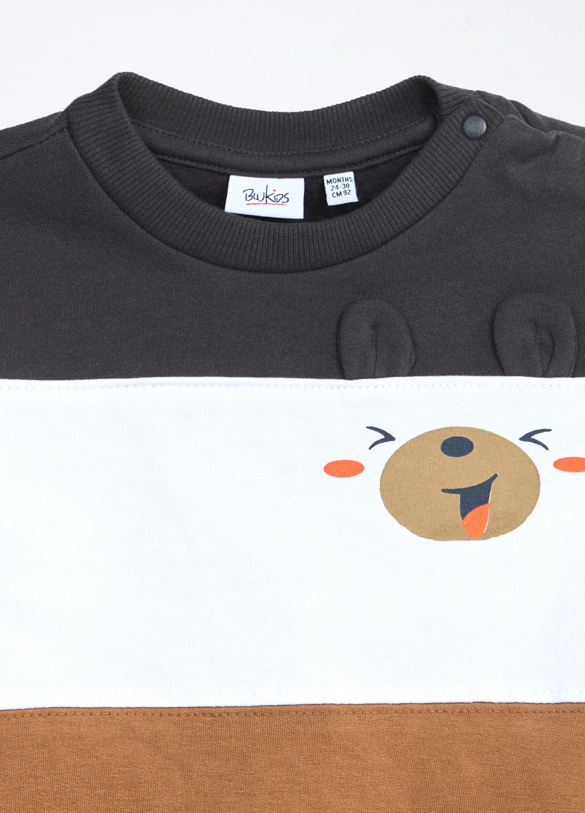 Jogging set in puro cotone fleece neonato_1