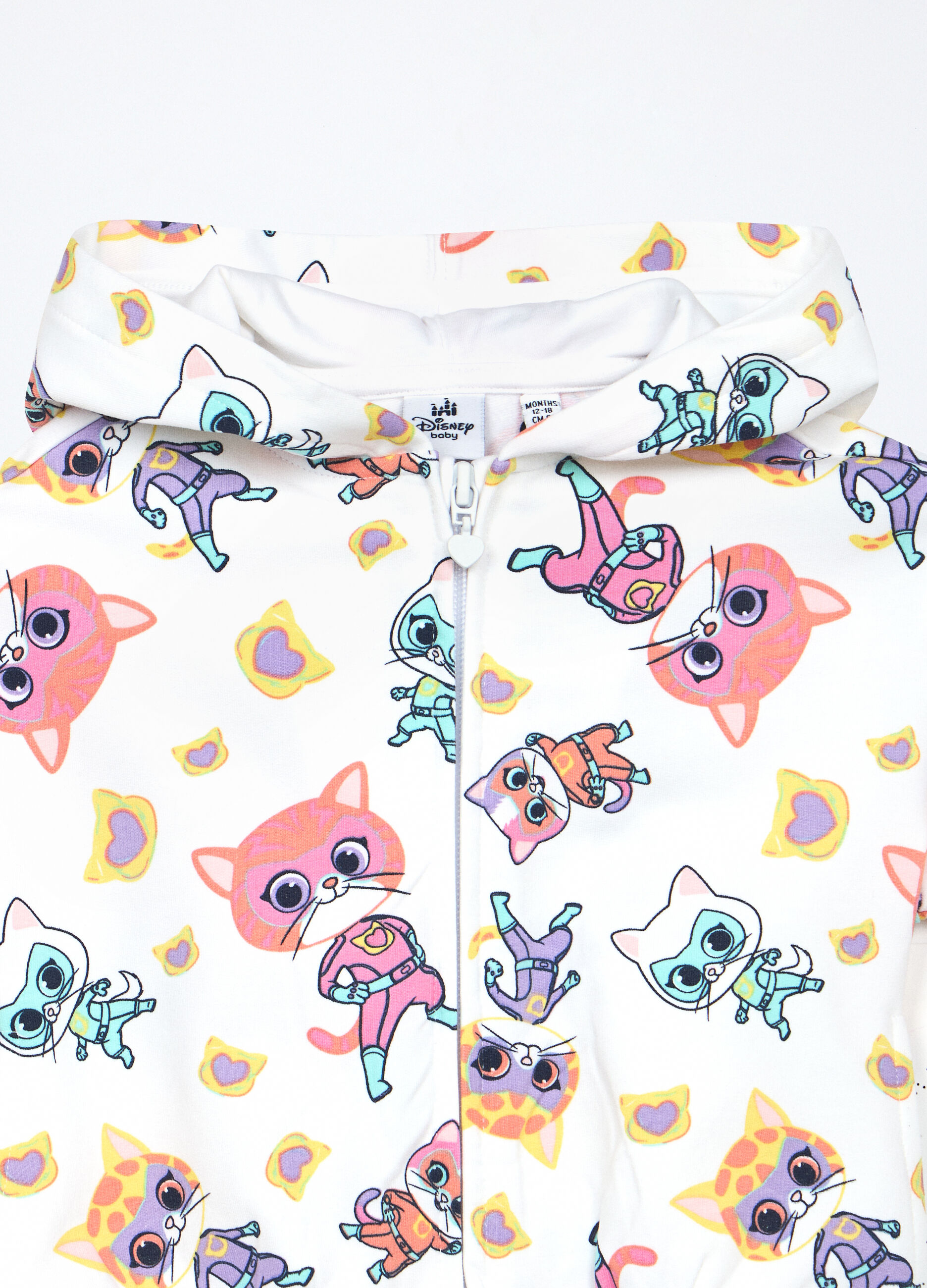 Jogging set in french terry di cotone stretch neonata_2