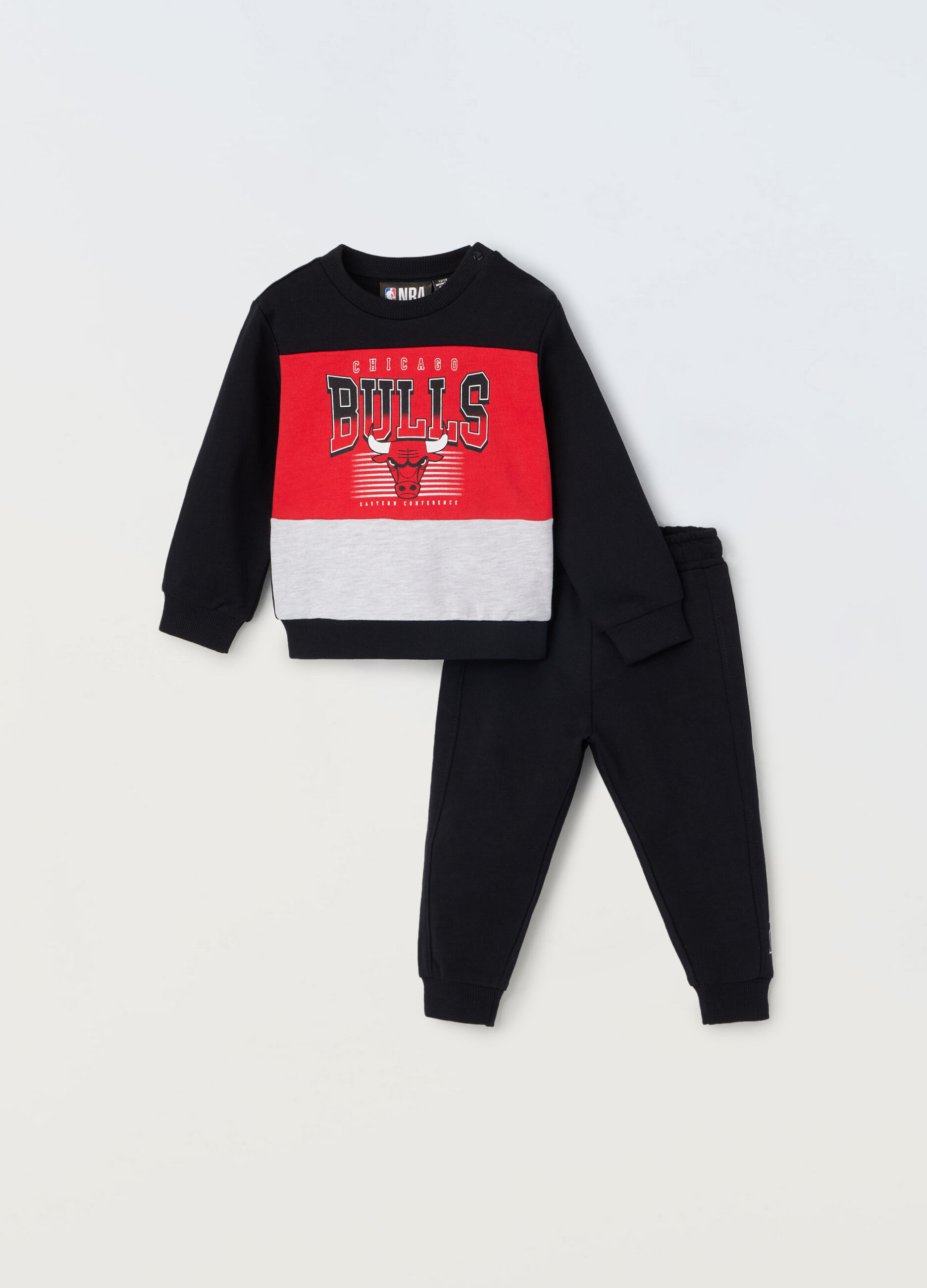 Jogging set NBA in puro cotone neonato_0