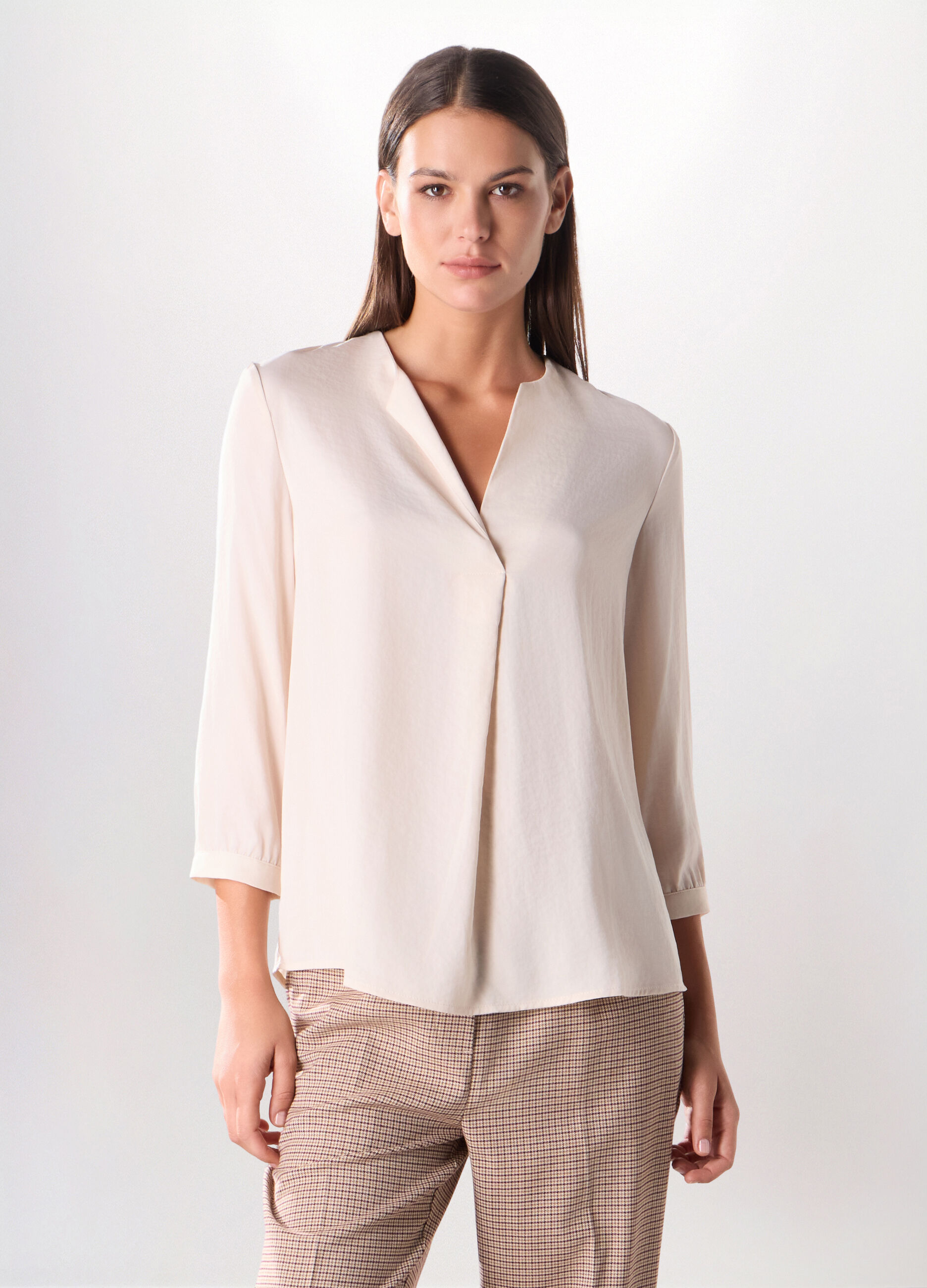 Blusa in raso donna_0