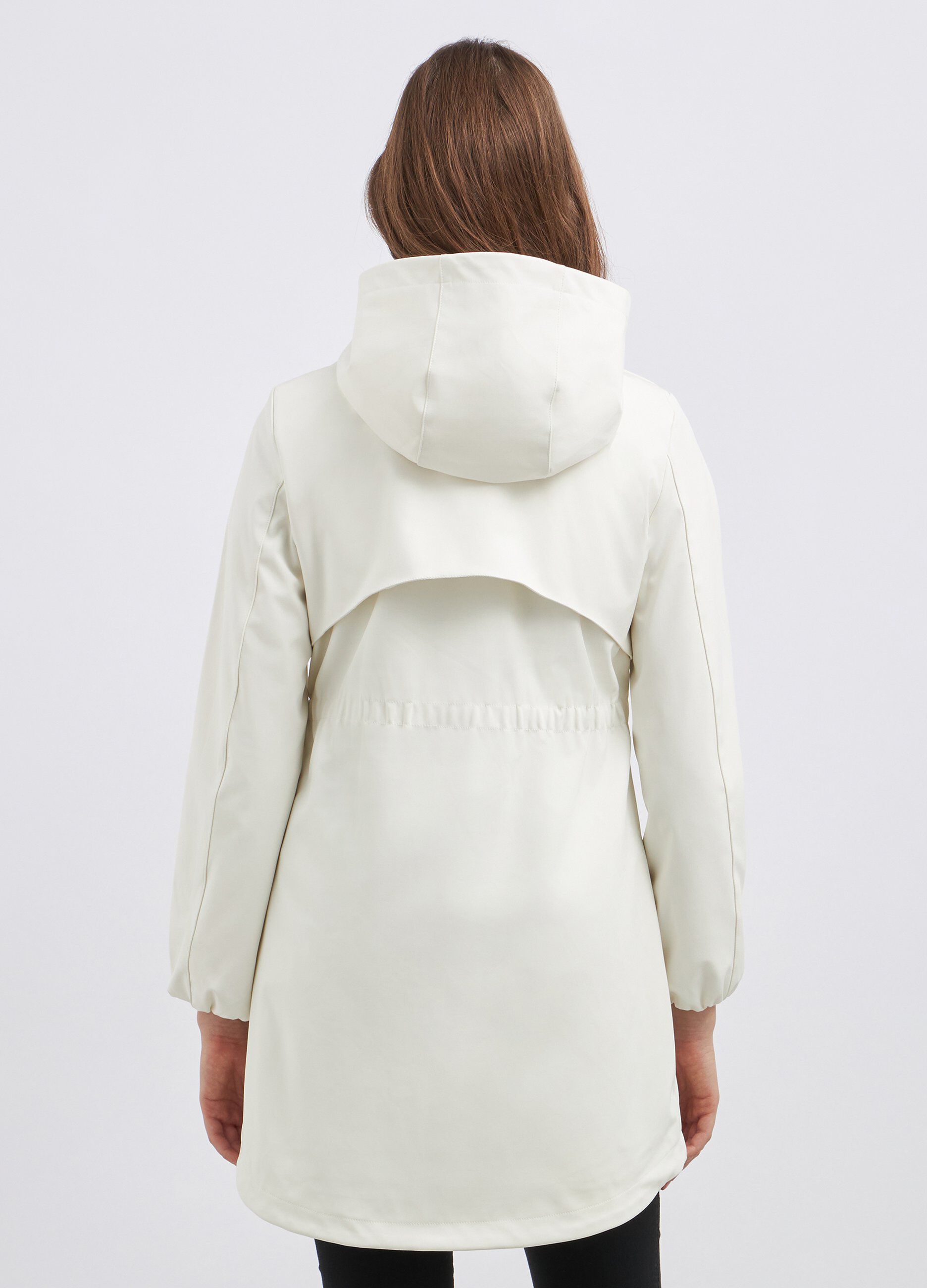 Parka con mantellina donna_1