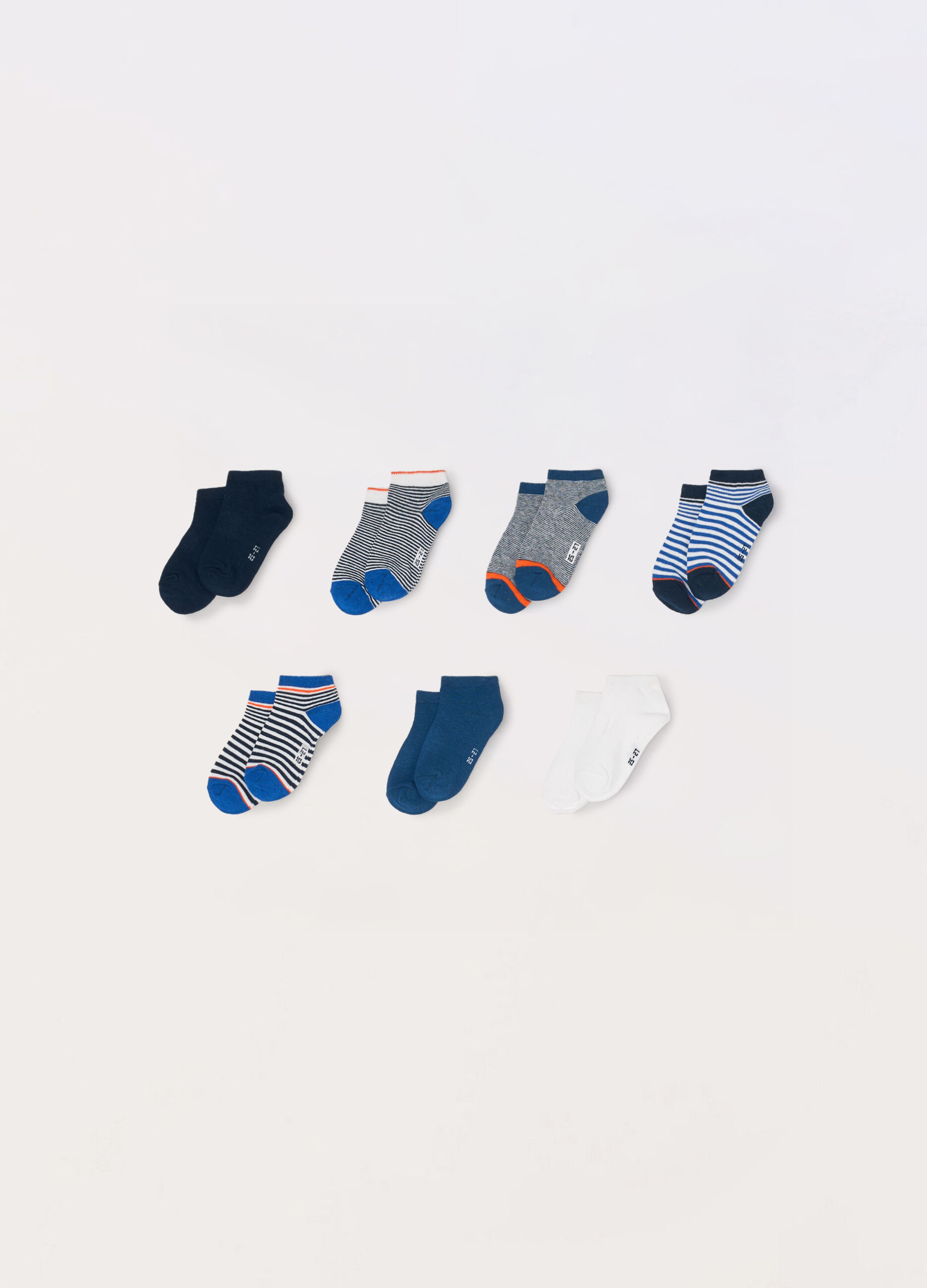 Pack 7 calzini corti misto cotone _0
