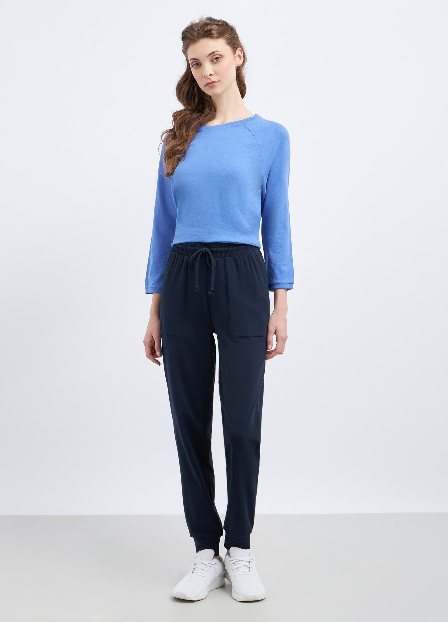 Jogger in cotone stretch Holistic Fitness donna_0