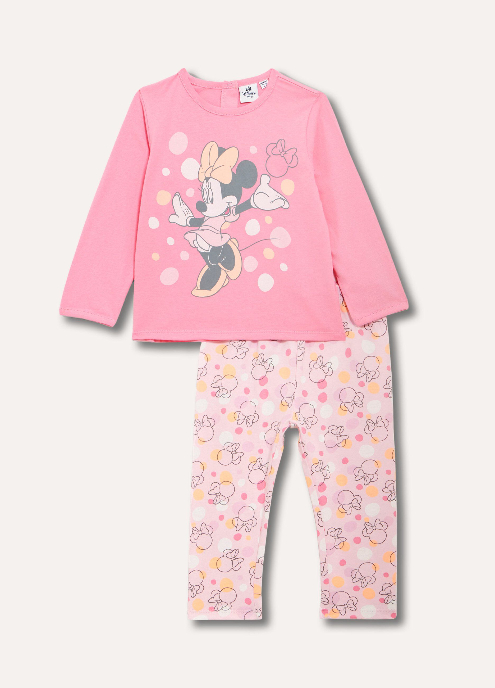 Pigiama lungo Disney in puro cotone neonata_0