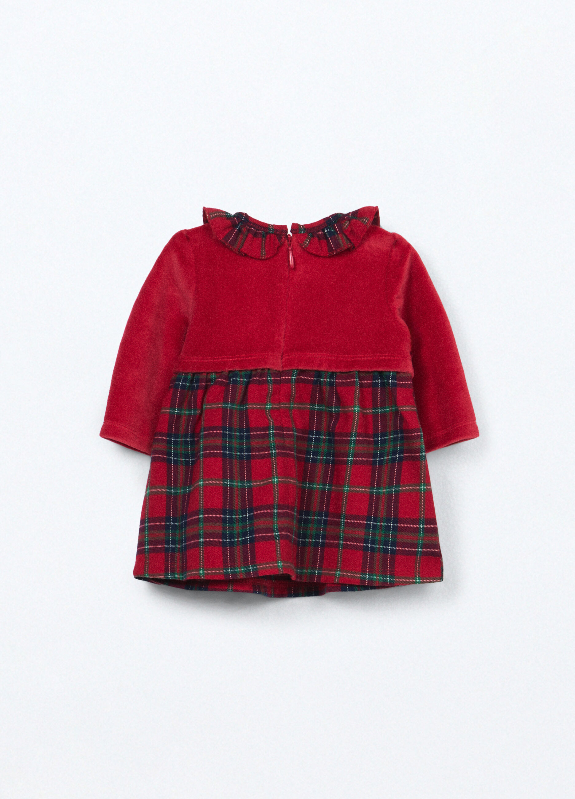 Vestito in twill misto viscosa neonata_1