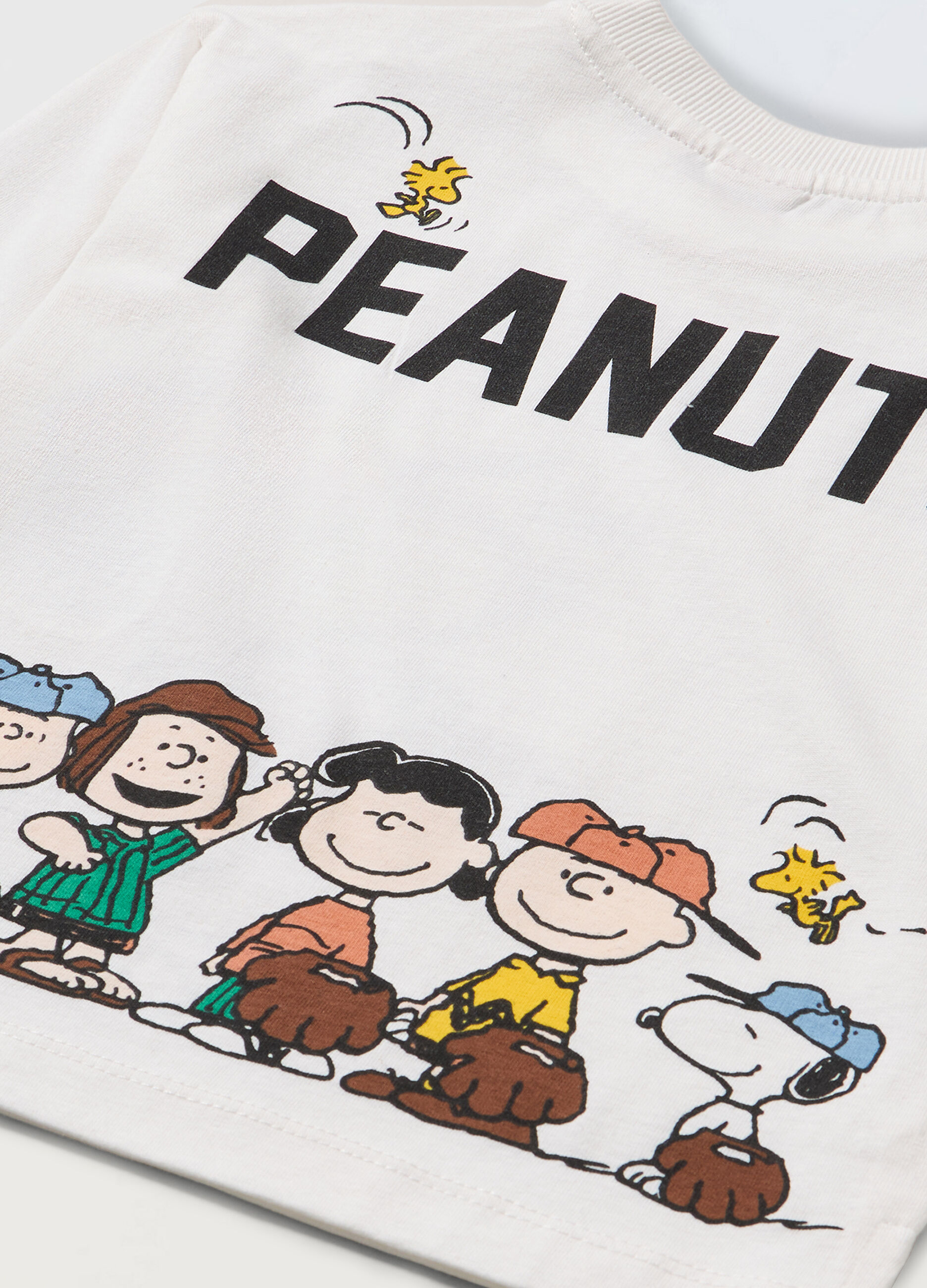 T-shirt Snoopy in puro cotone neonato_1