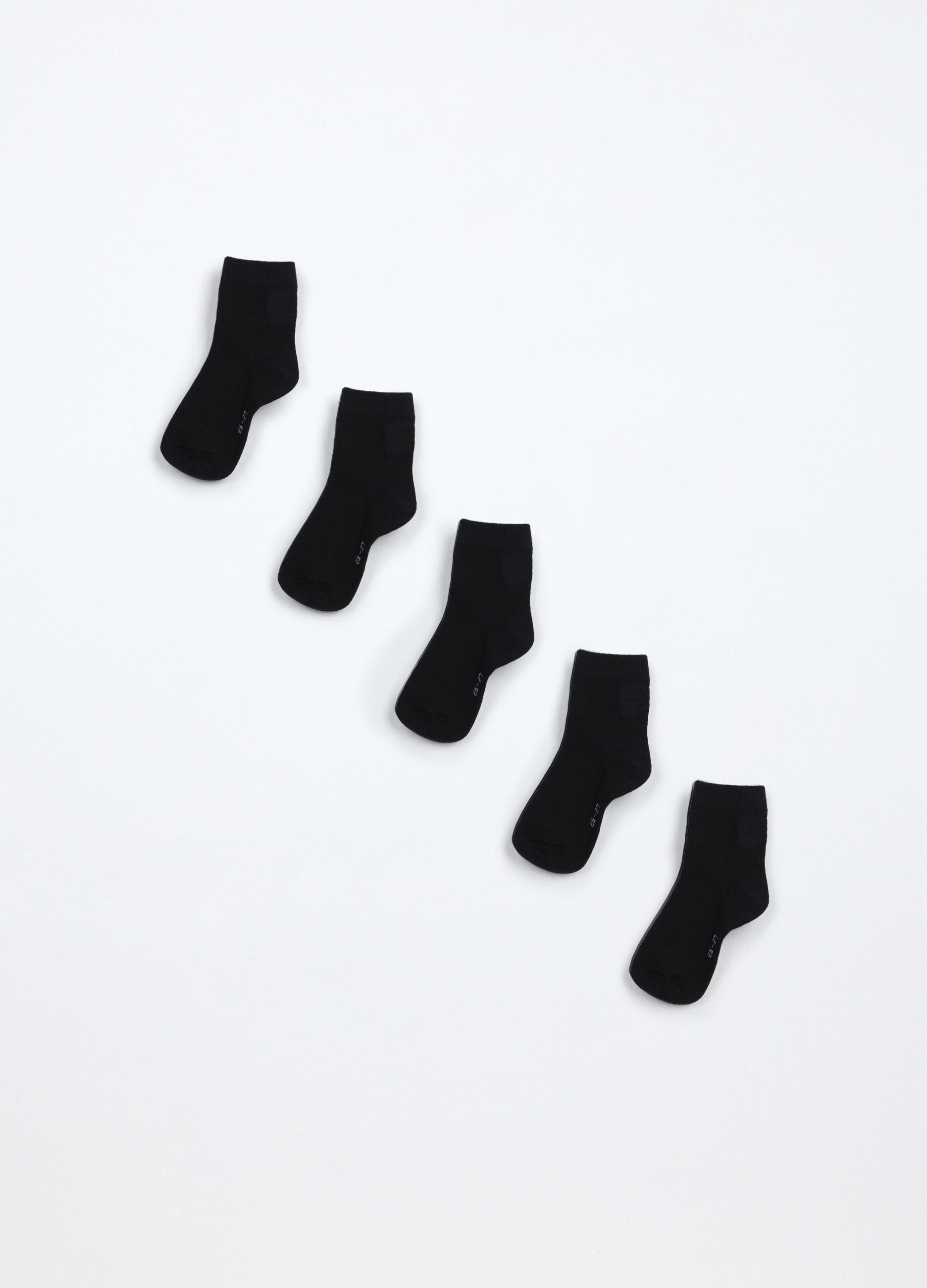 Pack 5 calzini corti misto cotone _0