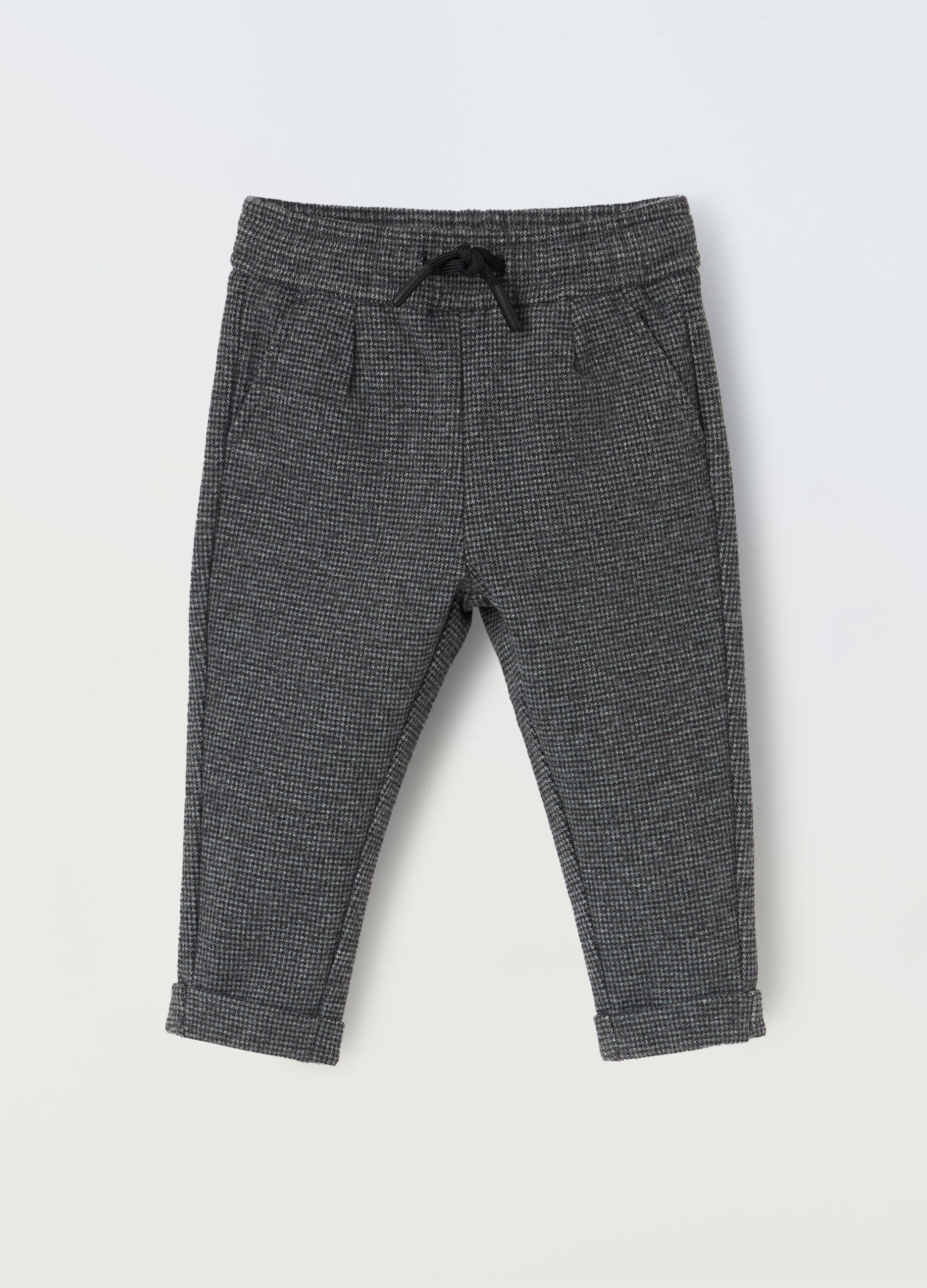 Pantaloni in punto Milano neonato_0