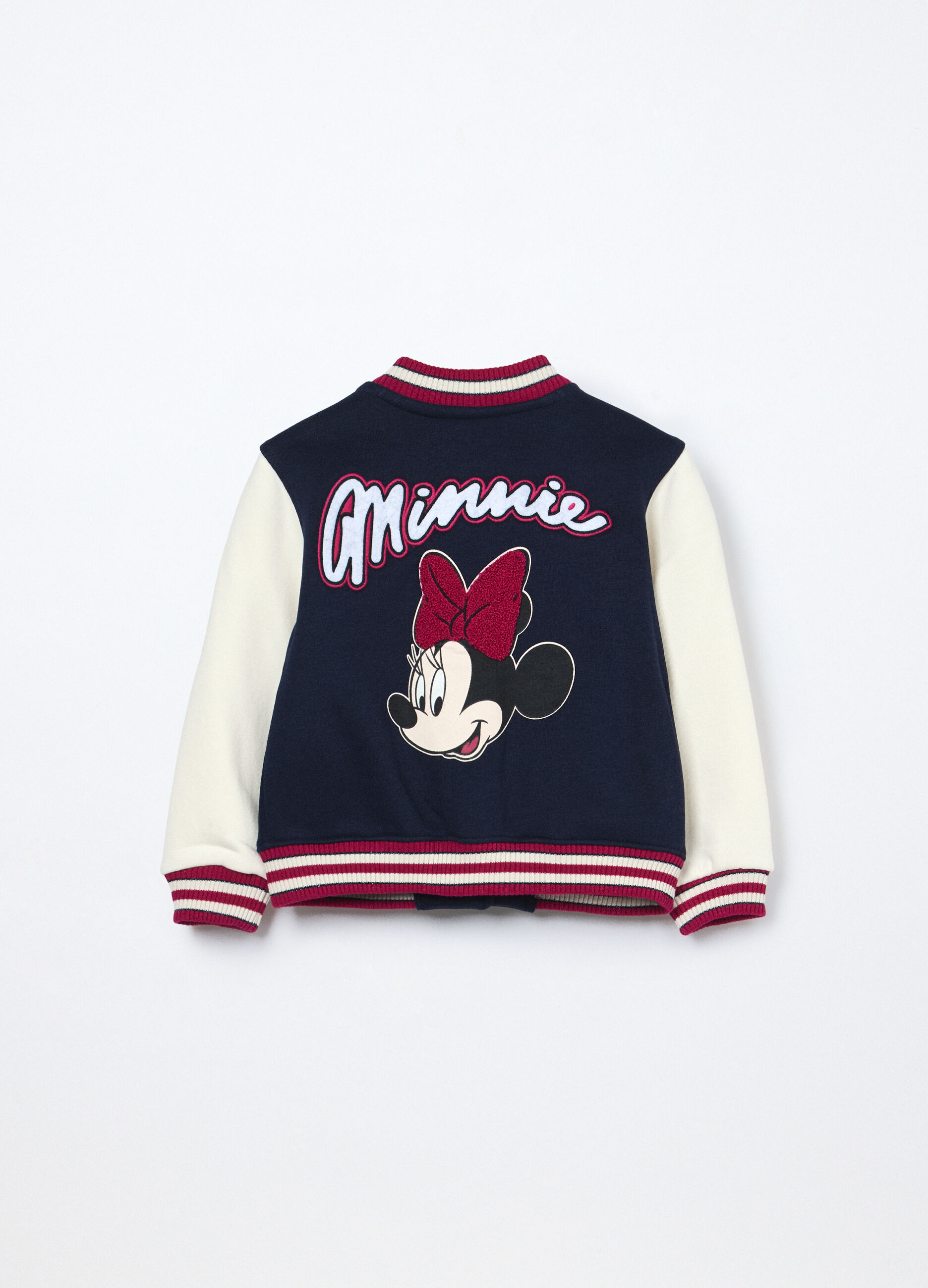 Bomber varsity in felpa misto cotone neonata_1