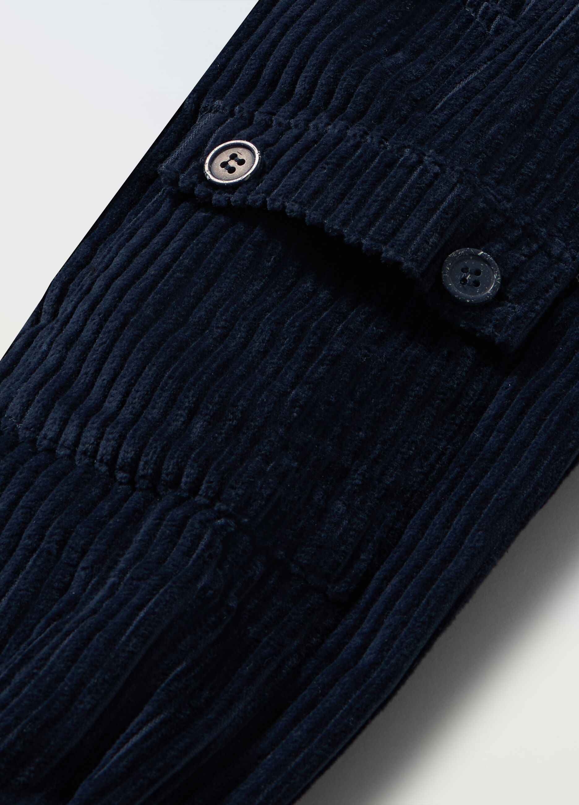 Pantaloni in costina di puro cotone neonato_1