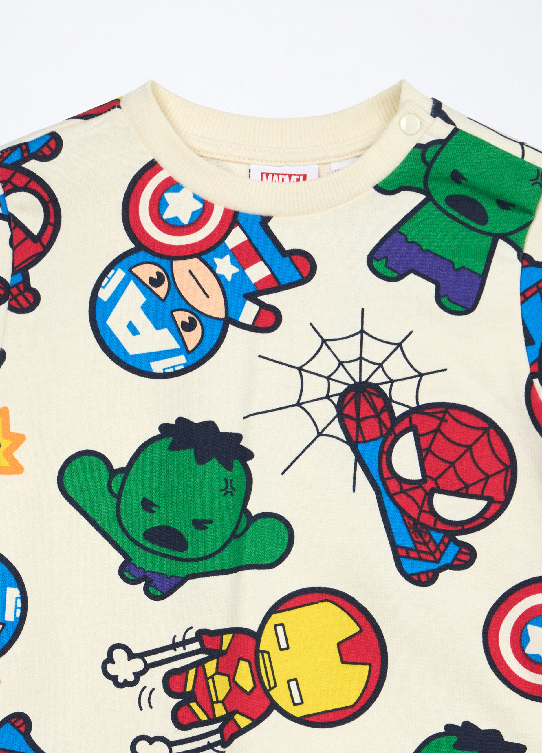 Felpa in french terry di puro cotone neonato_2