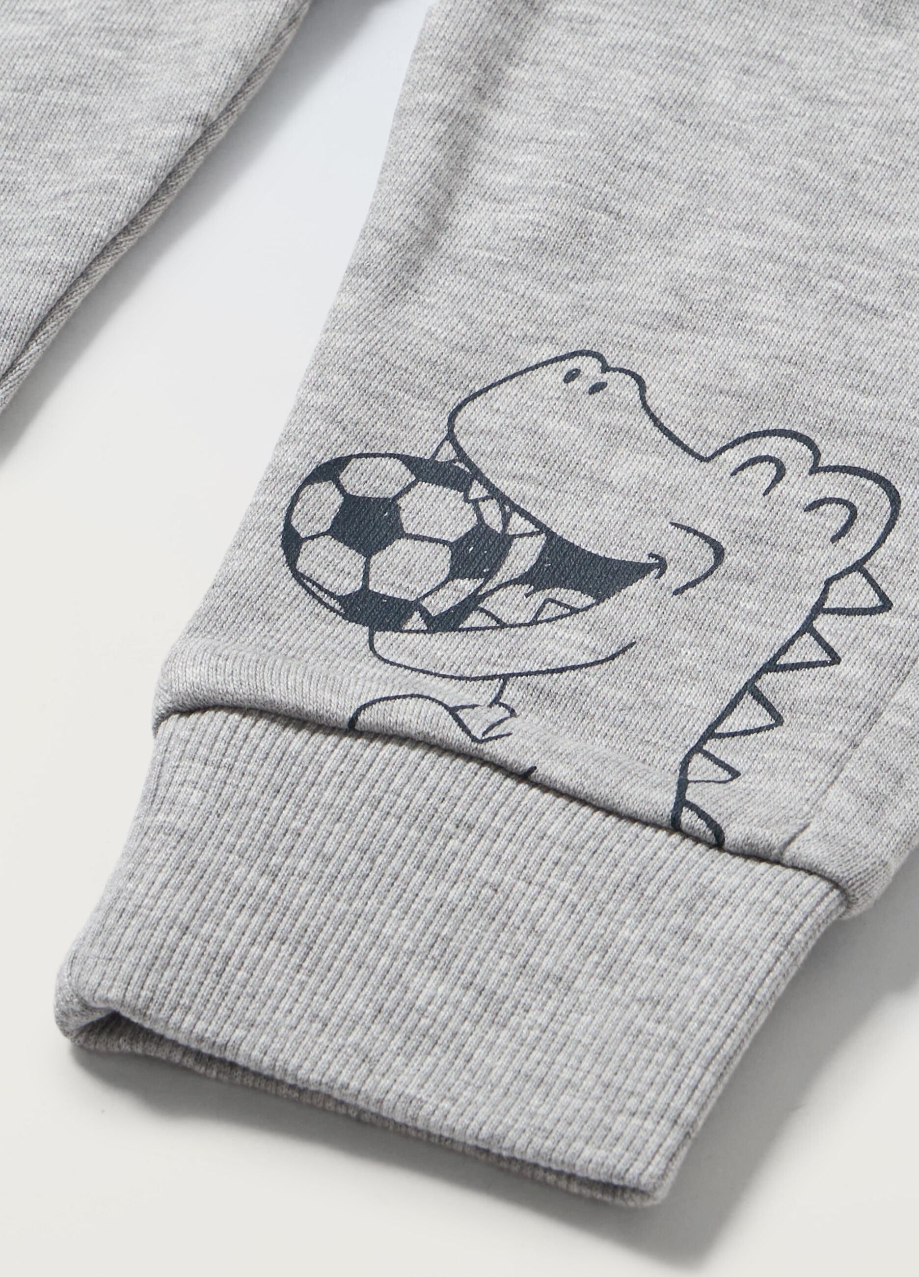 Joggers in french terry di puro cotone neonato_1