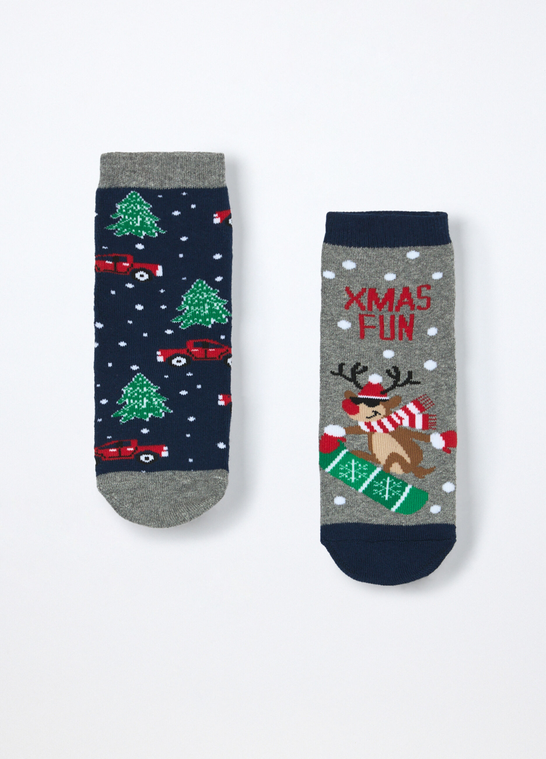 Pack 2 calze antiscivolo in spugna bambino_1