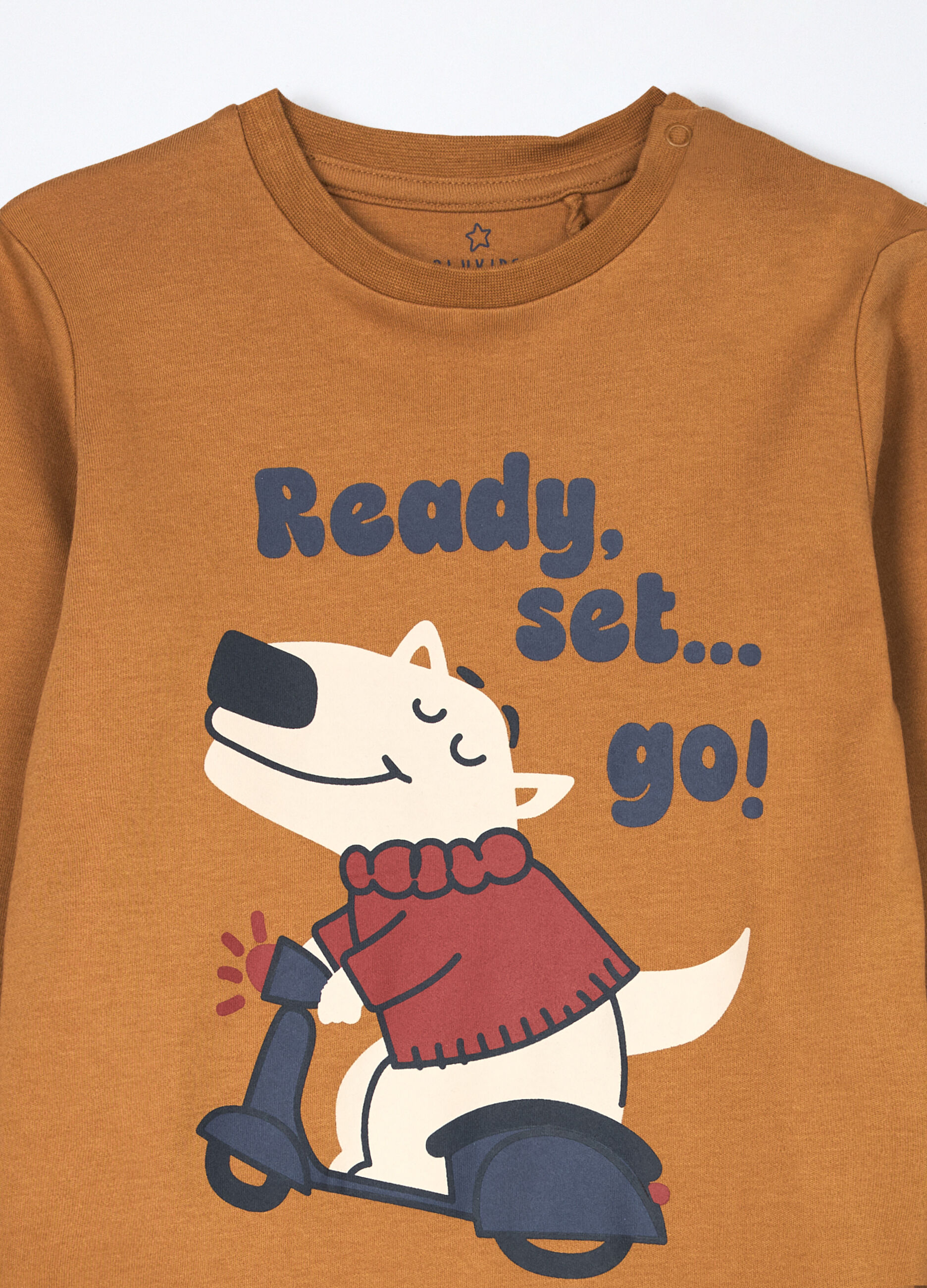 Set pigiama in interlock di puro cotone neonato_3