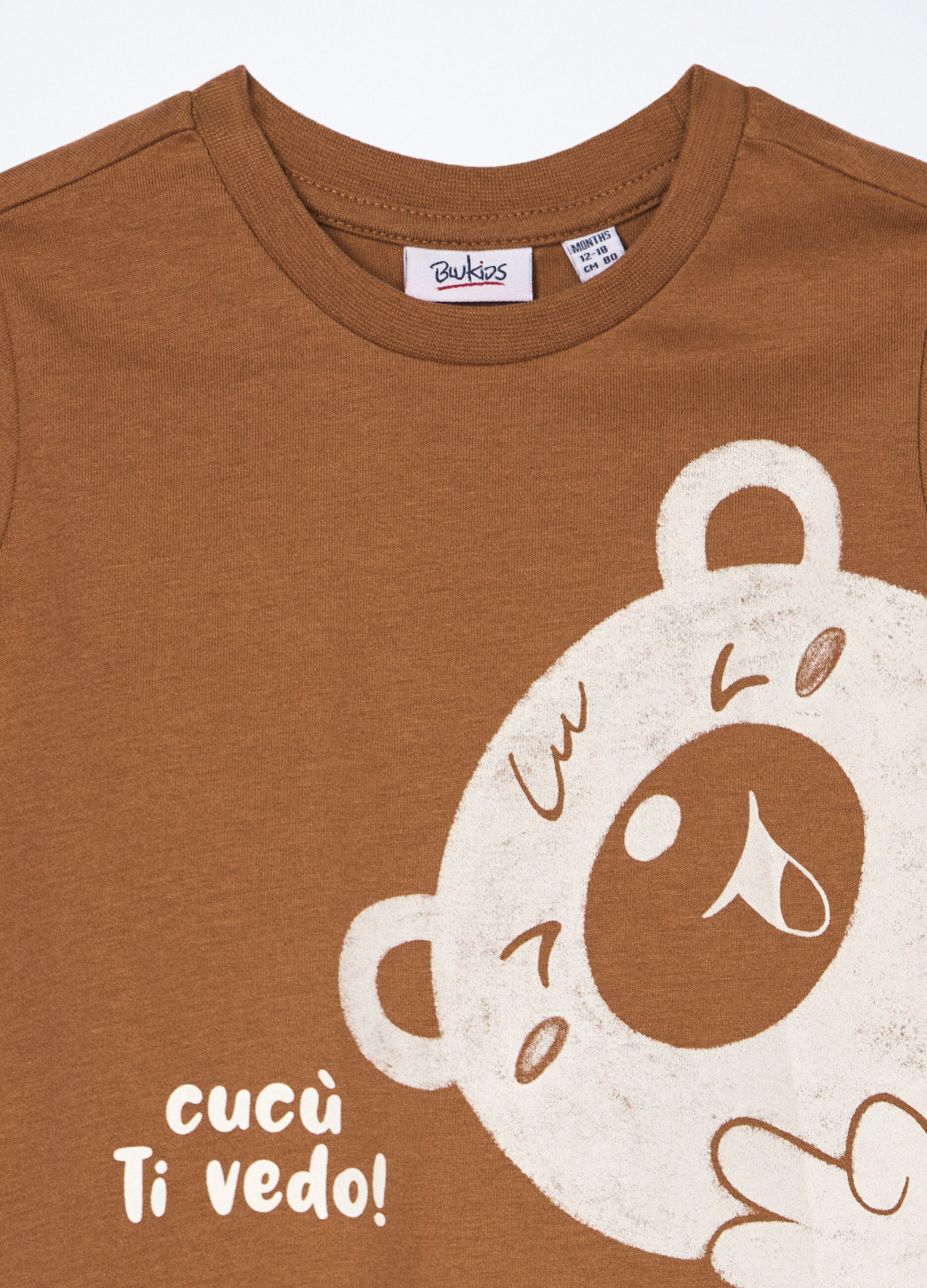 T-shirt in jersey di puro cotone neonato_2