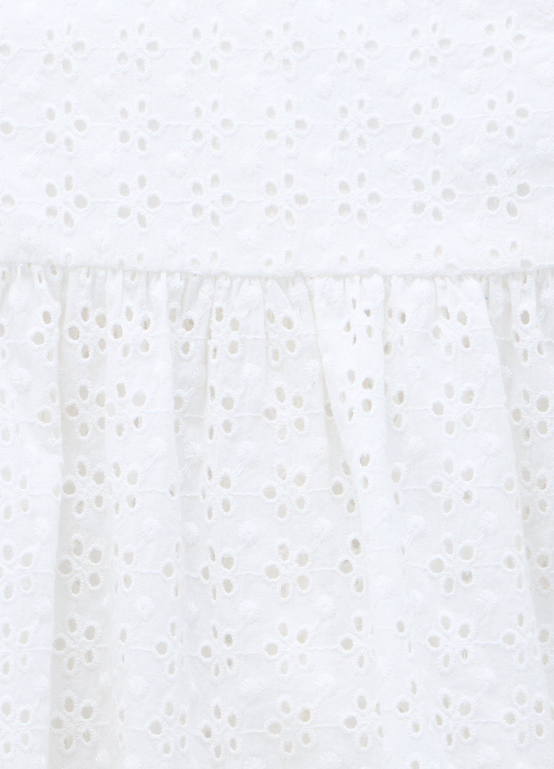 Blusa in puro cotone sangallo bambina_1