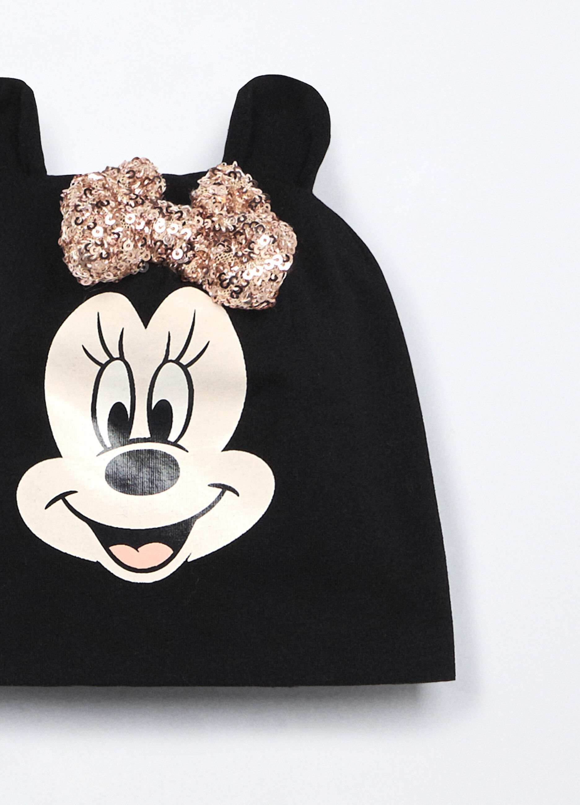 Berretto in french terry di cotone stretch neonata_2