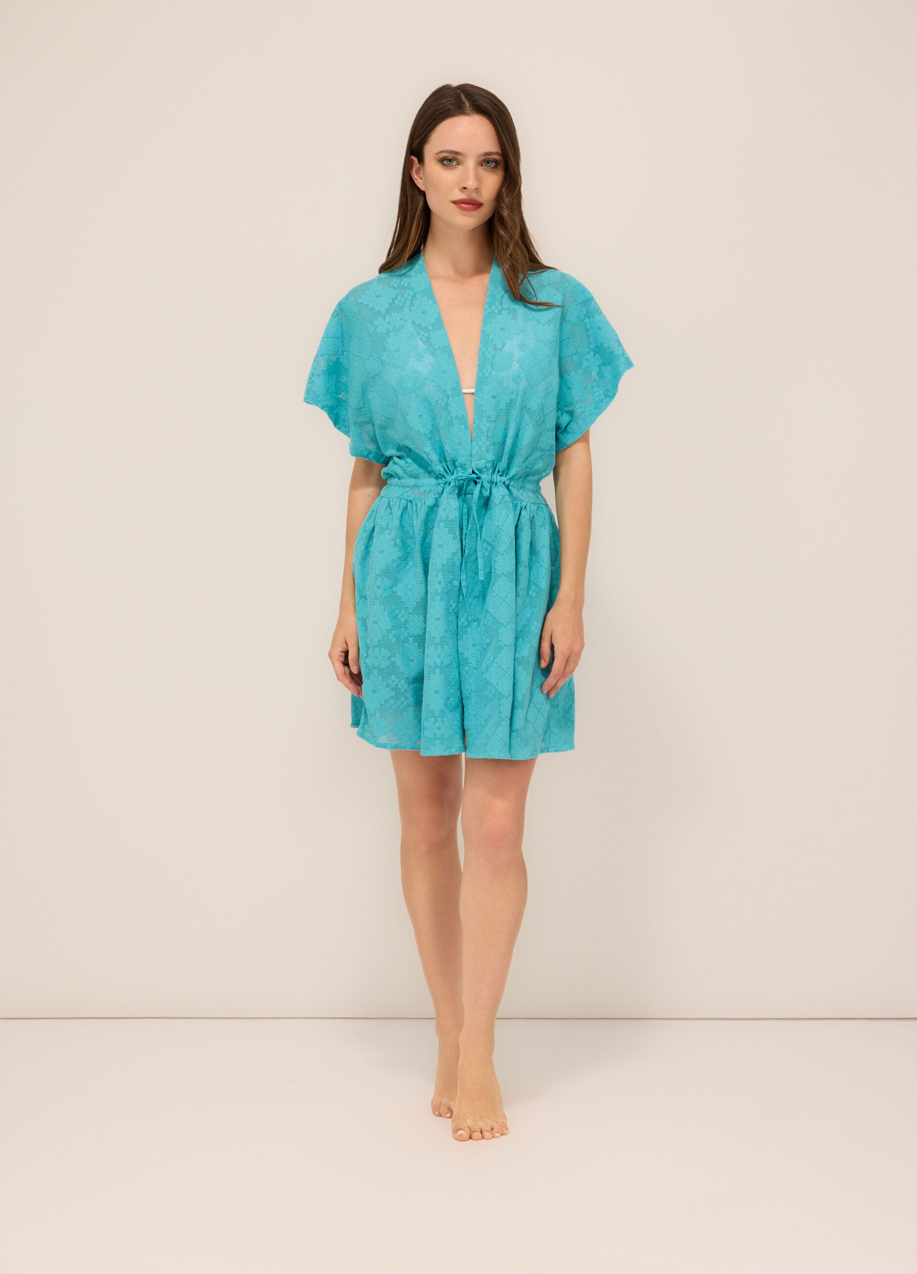 Copricostume misto cotone donna_0