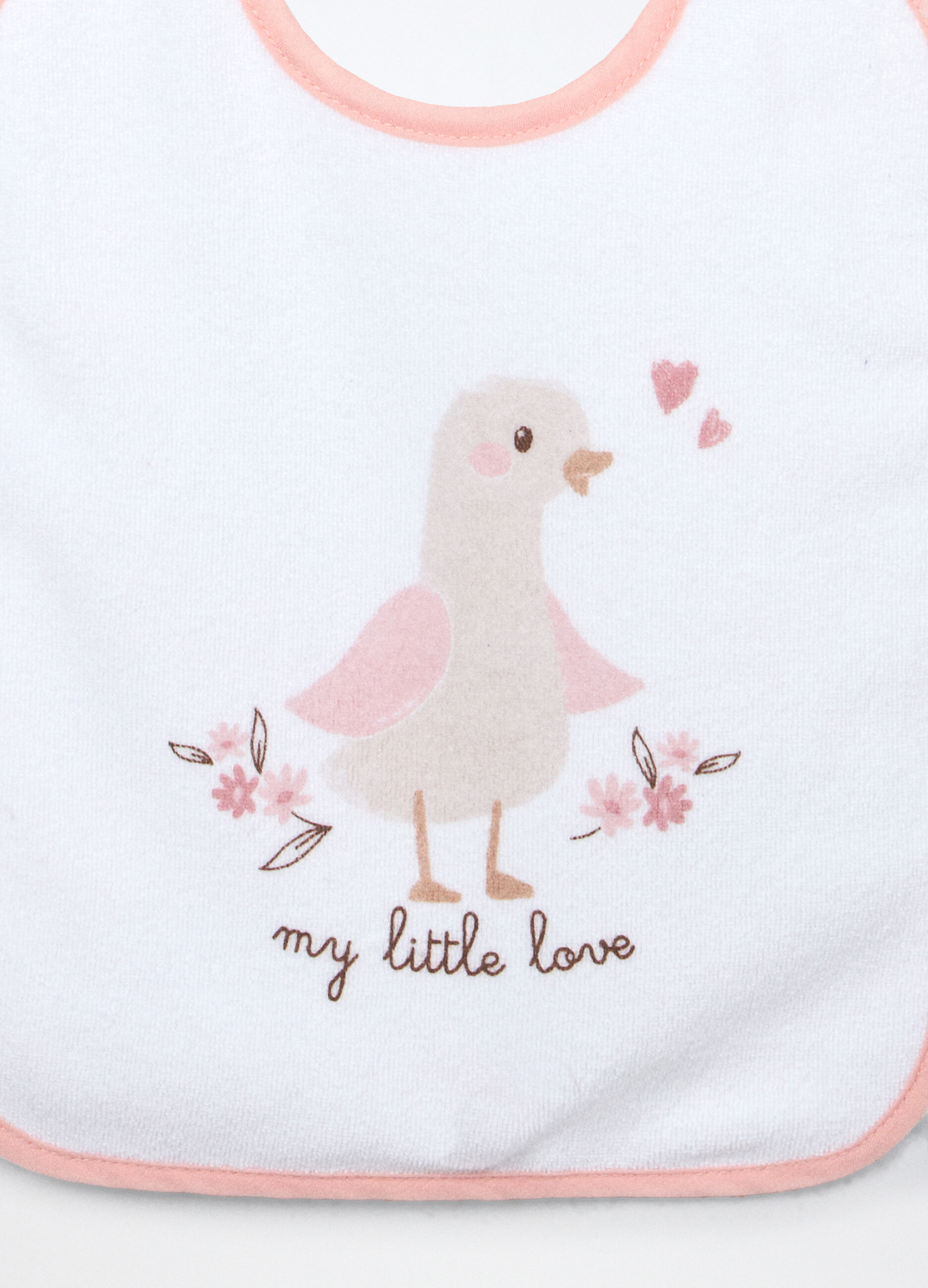 Pack 3 bavaglini in spugna di misto cotone neonata_1