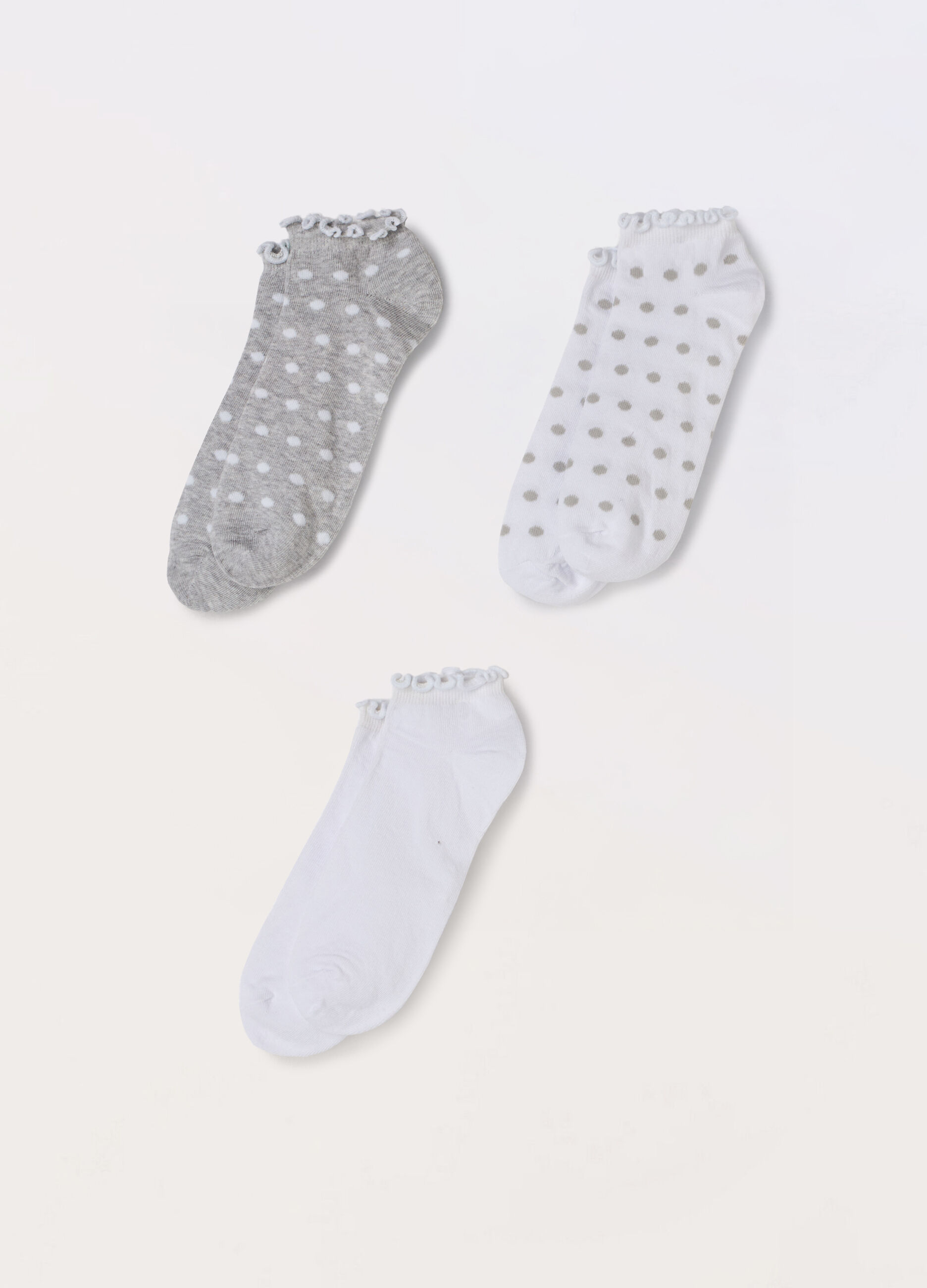 Pack 3 calze corte misto cotone donna_0