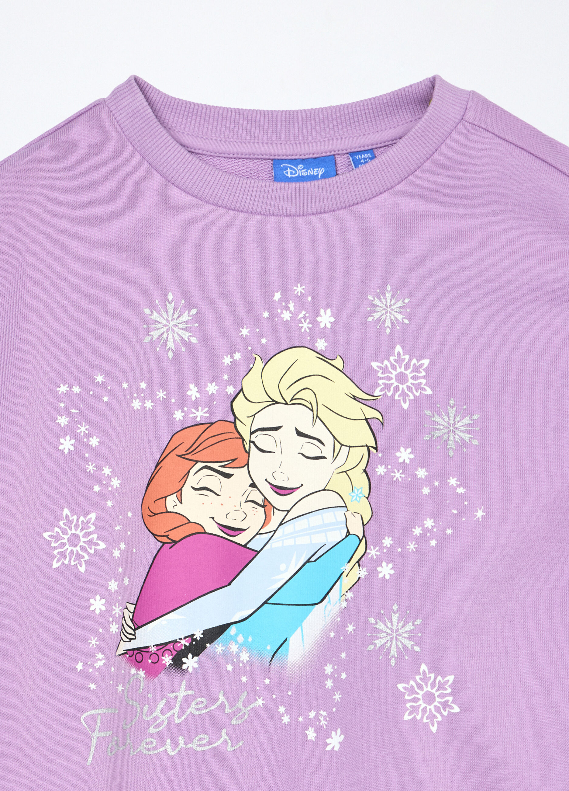 Felpa in french terry di puro cotone bambina_2