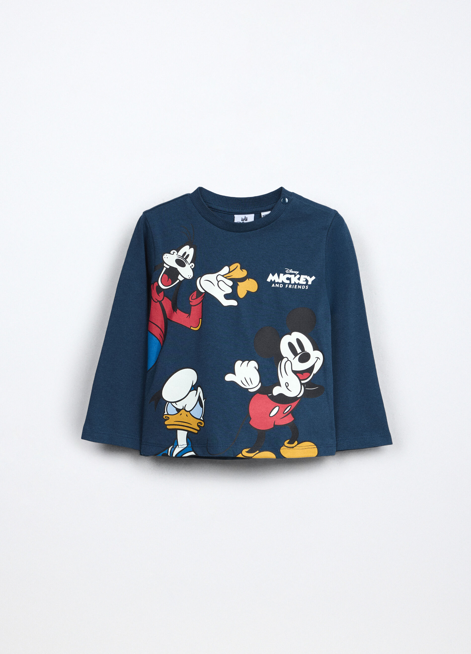 T-shirt in jersey di puro cotone neonato_0