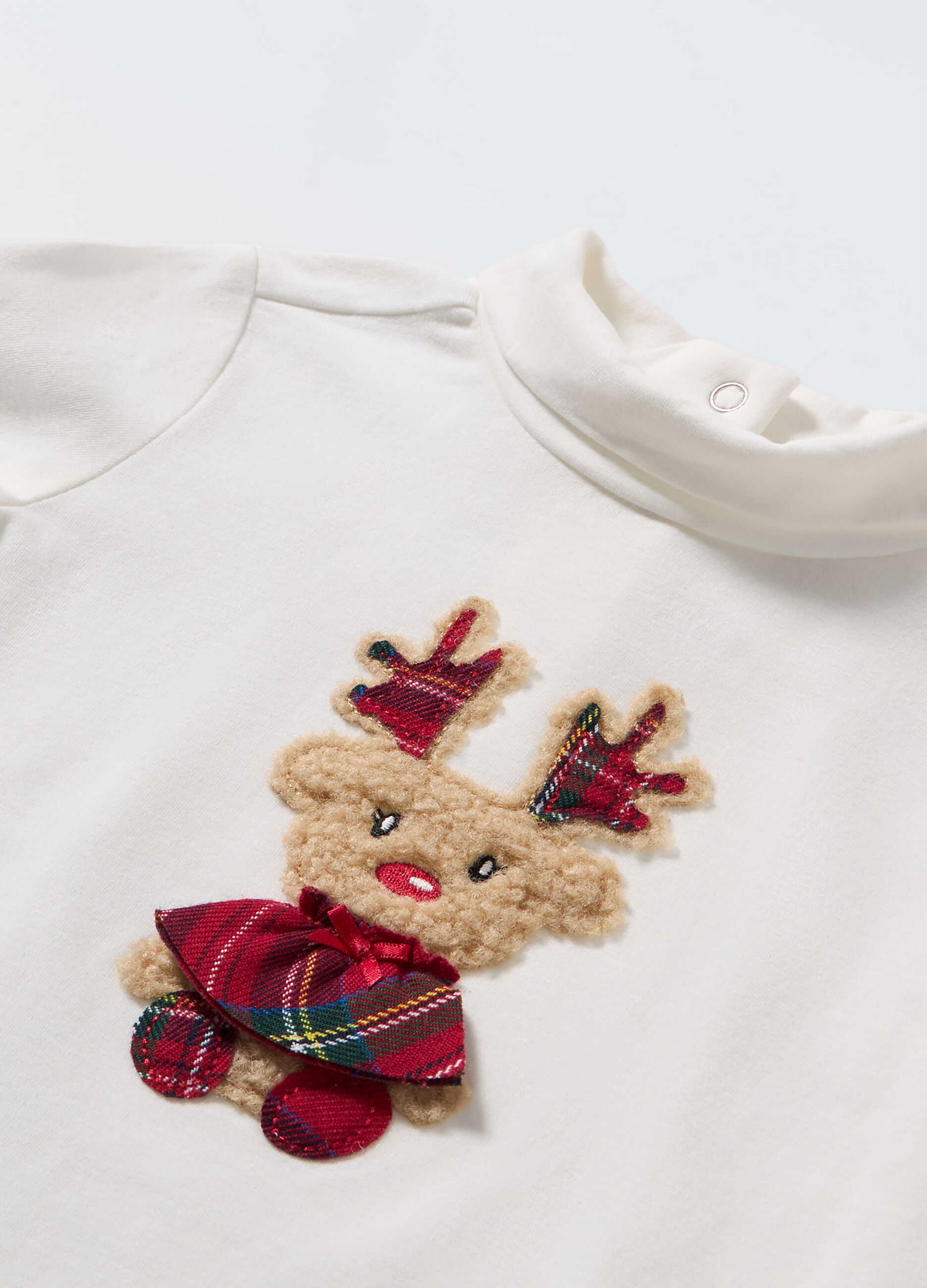 Lupetto in cotone stretch neonata_1