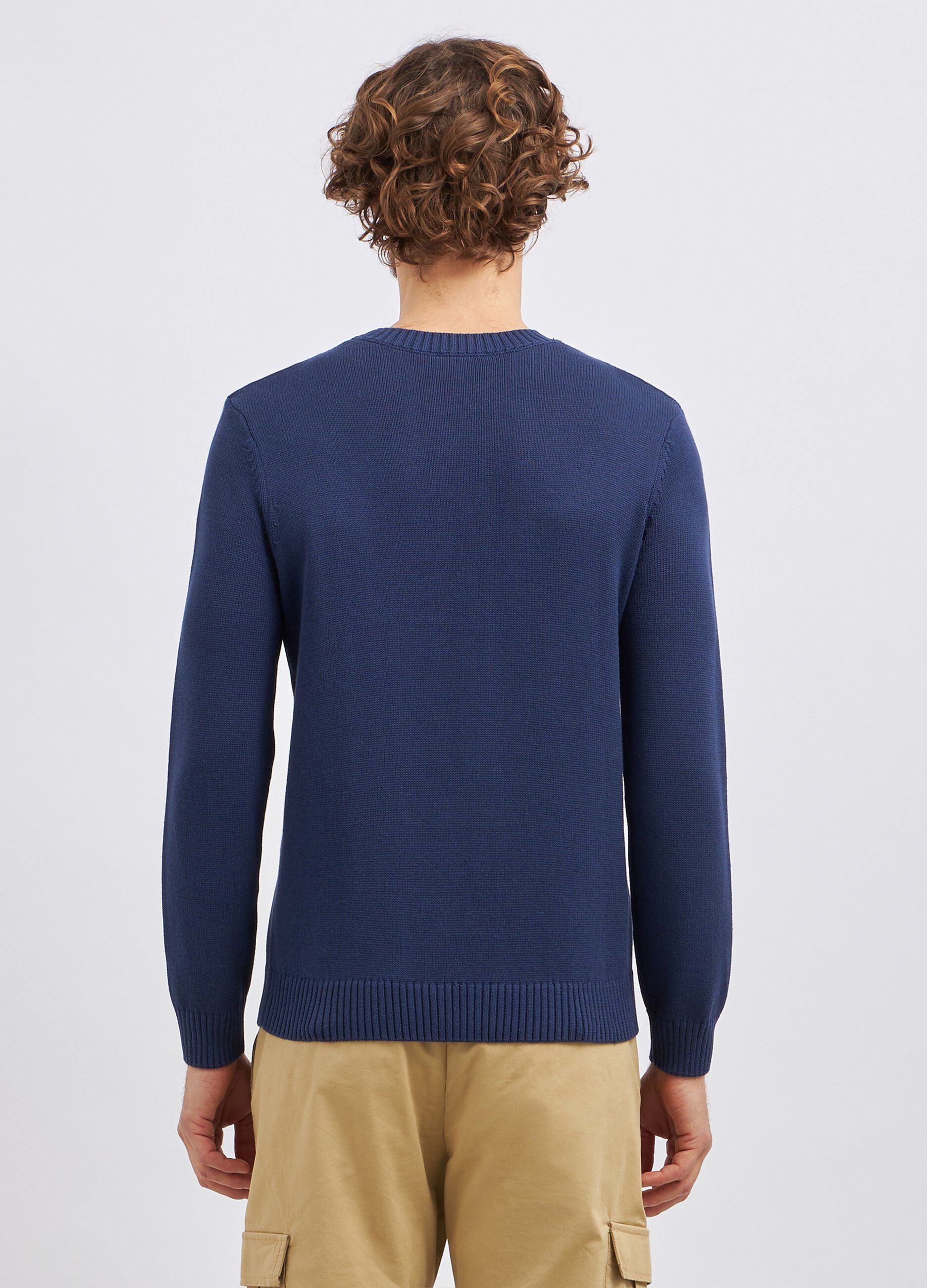 Tricot girocollo in misto cotone uomo_1