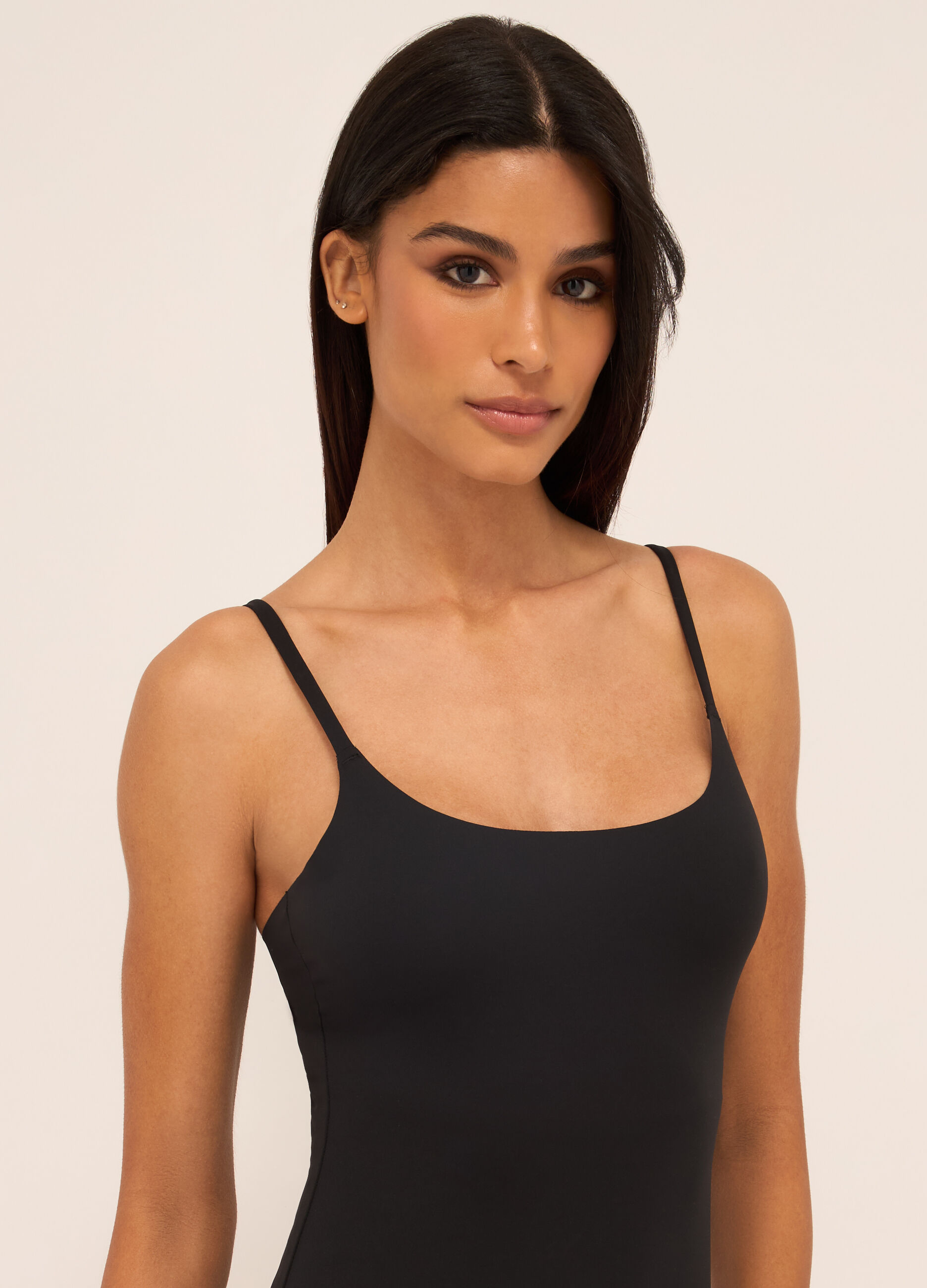 Sottoveste in cotone stretch donna_2