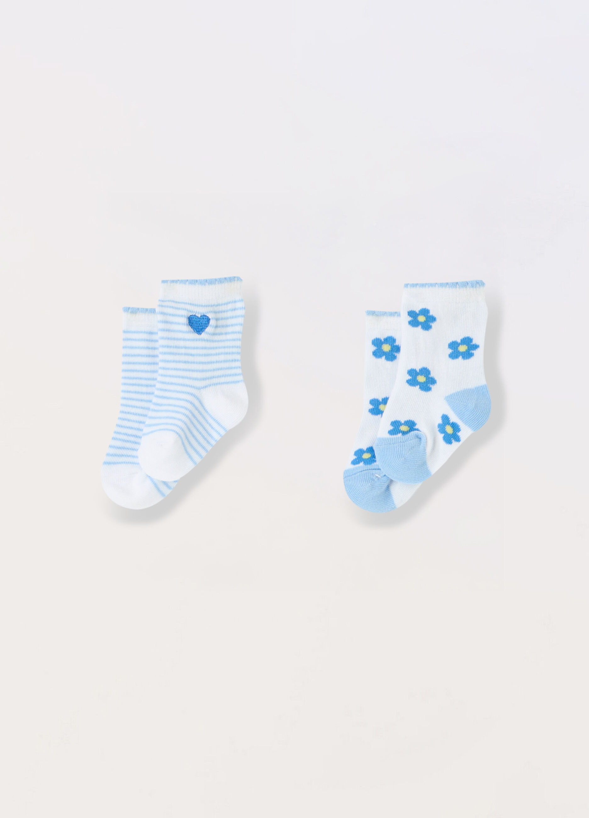 Pack 2 calze corte in poli-cotton _0