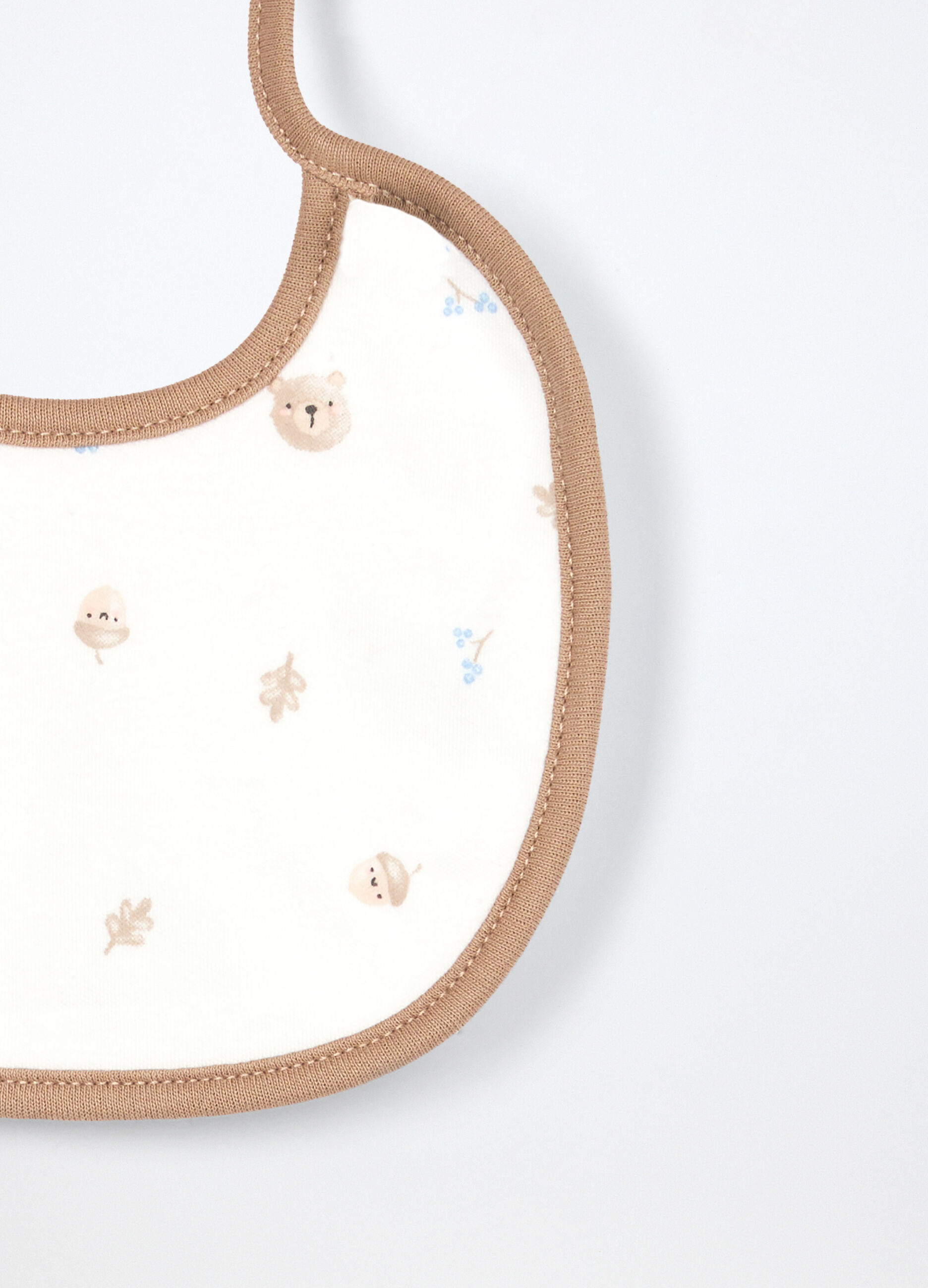 Pack 2 bavaglini in interlock di puro cotone_2