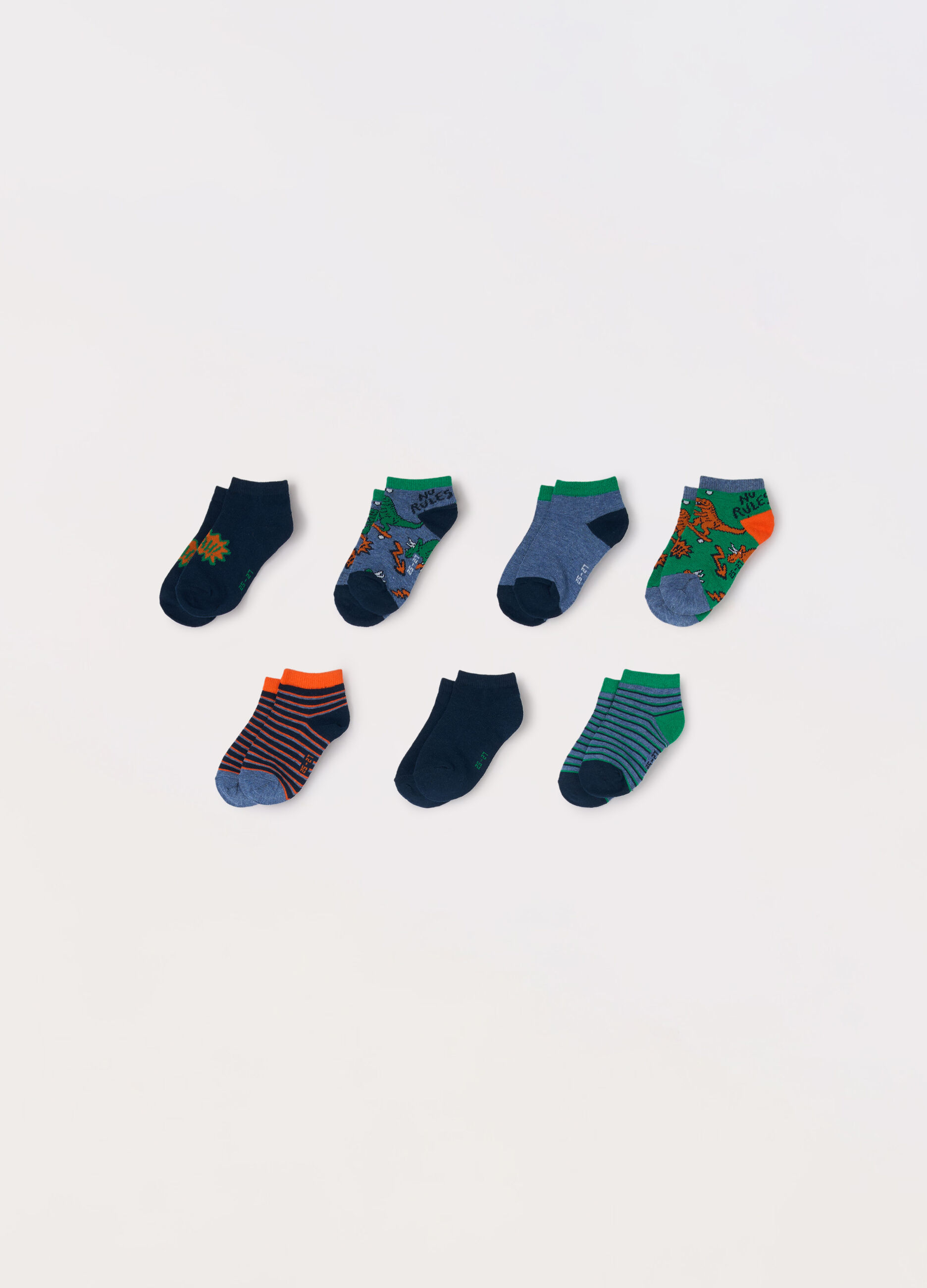 Pack 7 calzini corti misto cotone _0