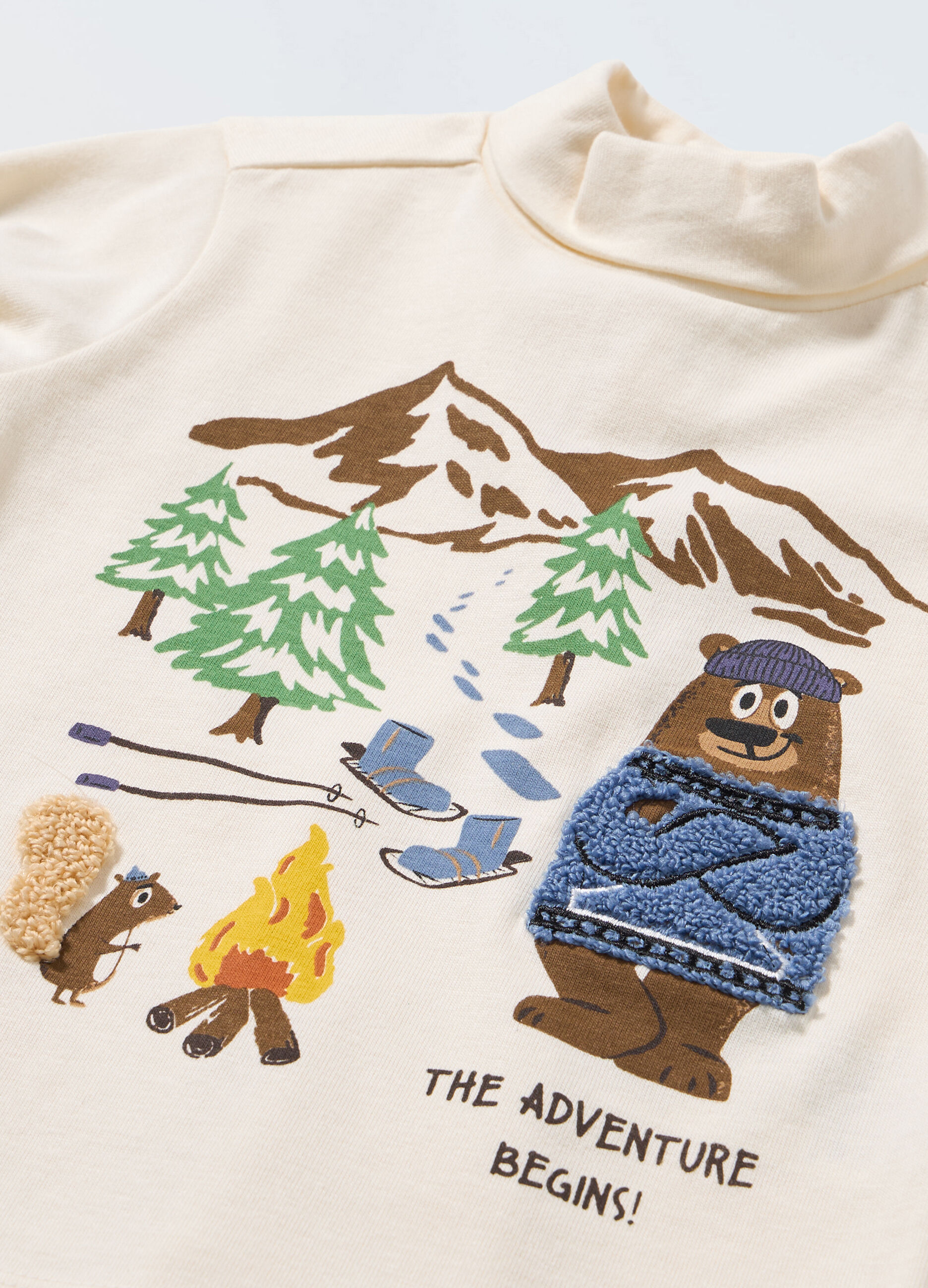 T-shirt in jersey di puro cotone neonato_1