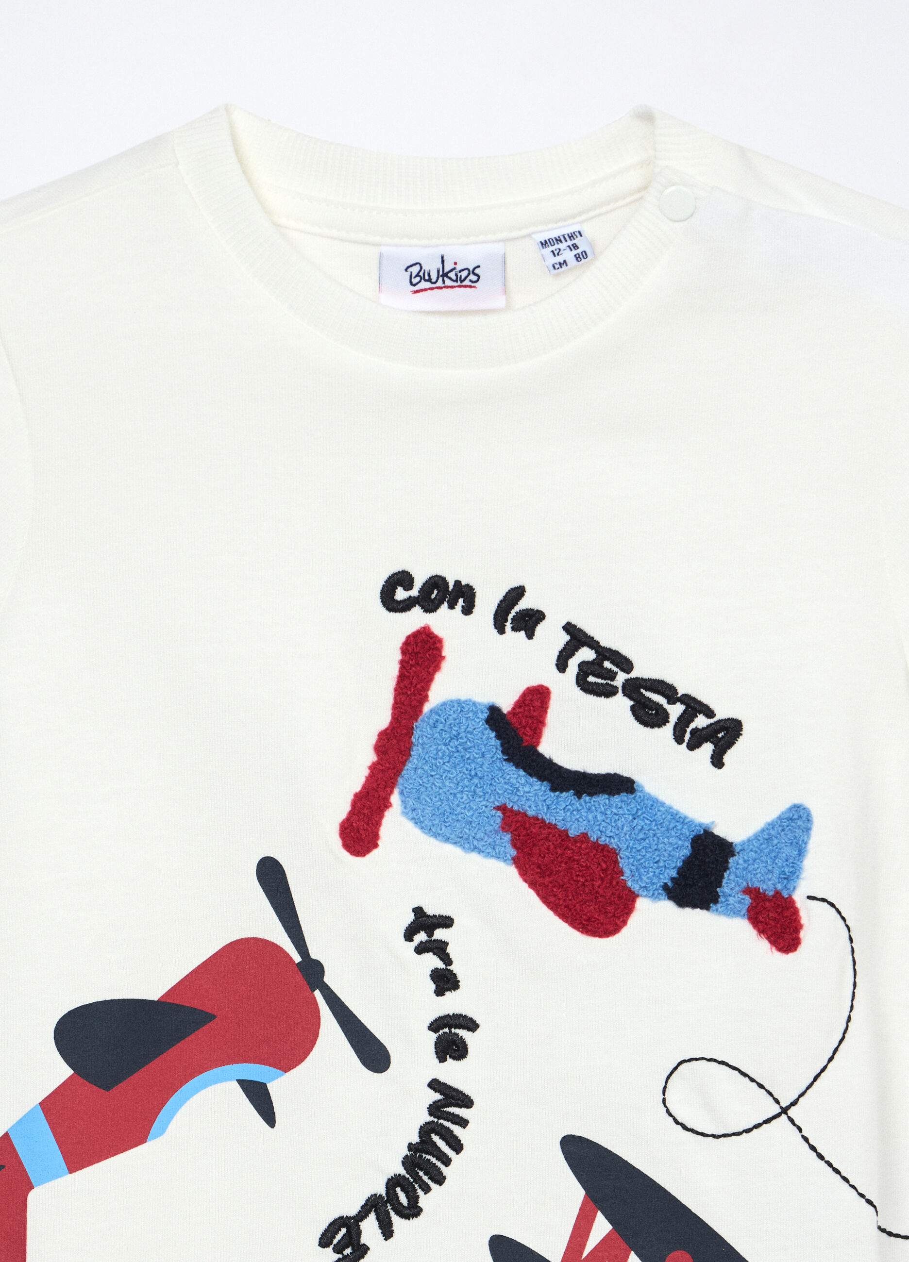 T-shirt in jersey di puro cotone neonato_2