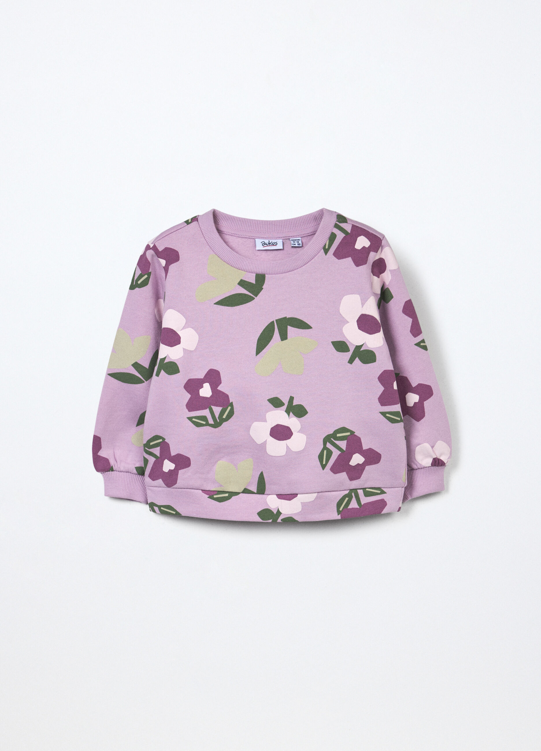 Felpa in puro cotone neonata_0