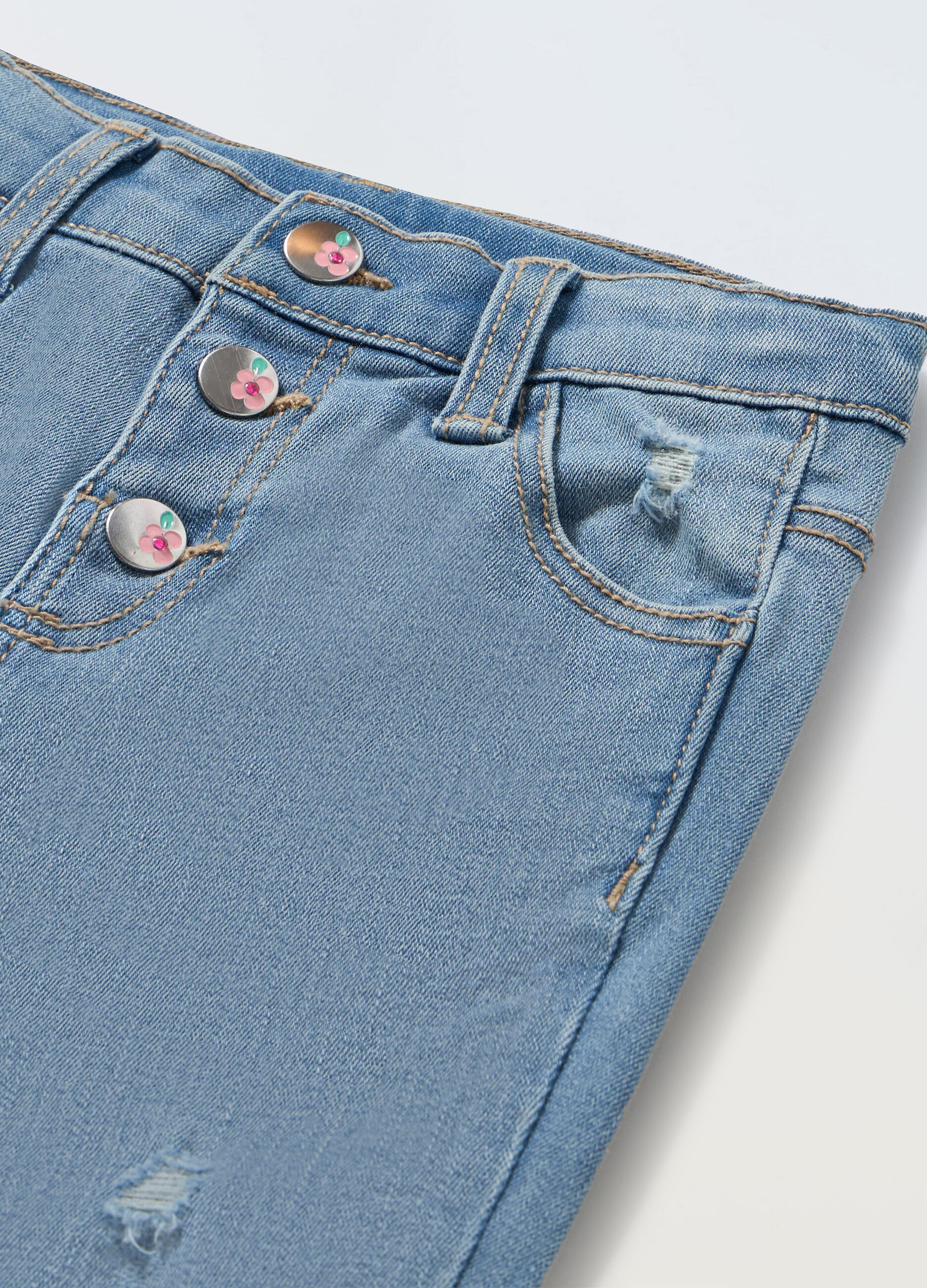 Jeans flare fit neonata_1