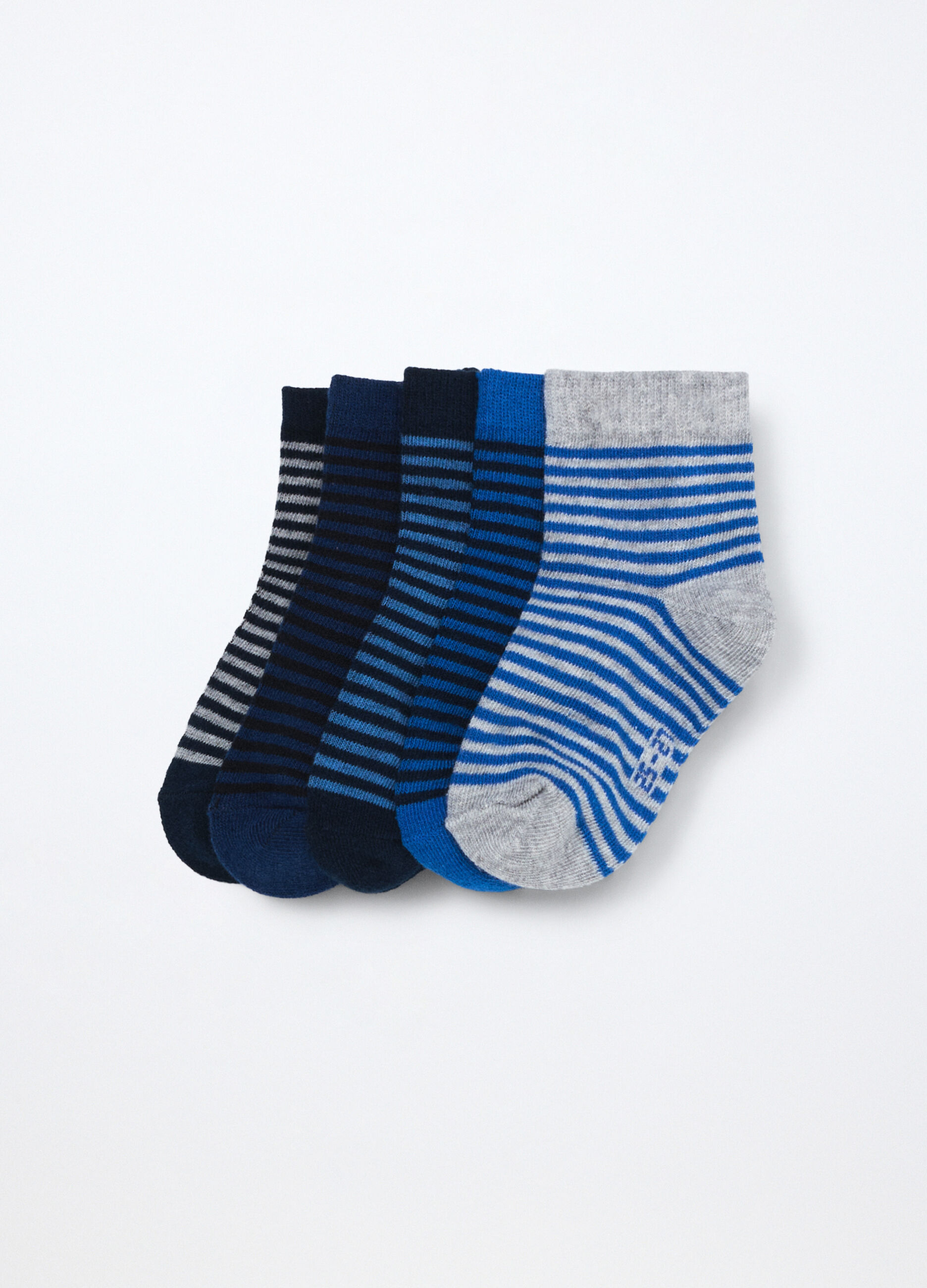 Pack 5 calze corte misto cotone bambino_0