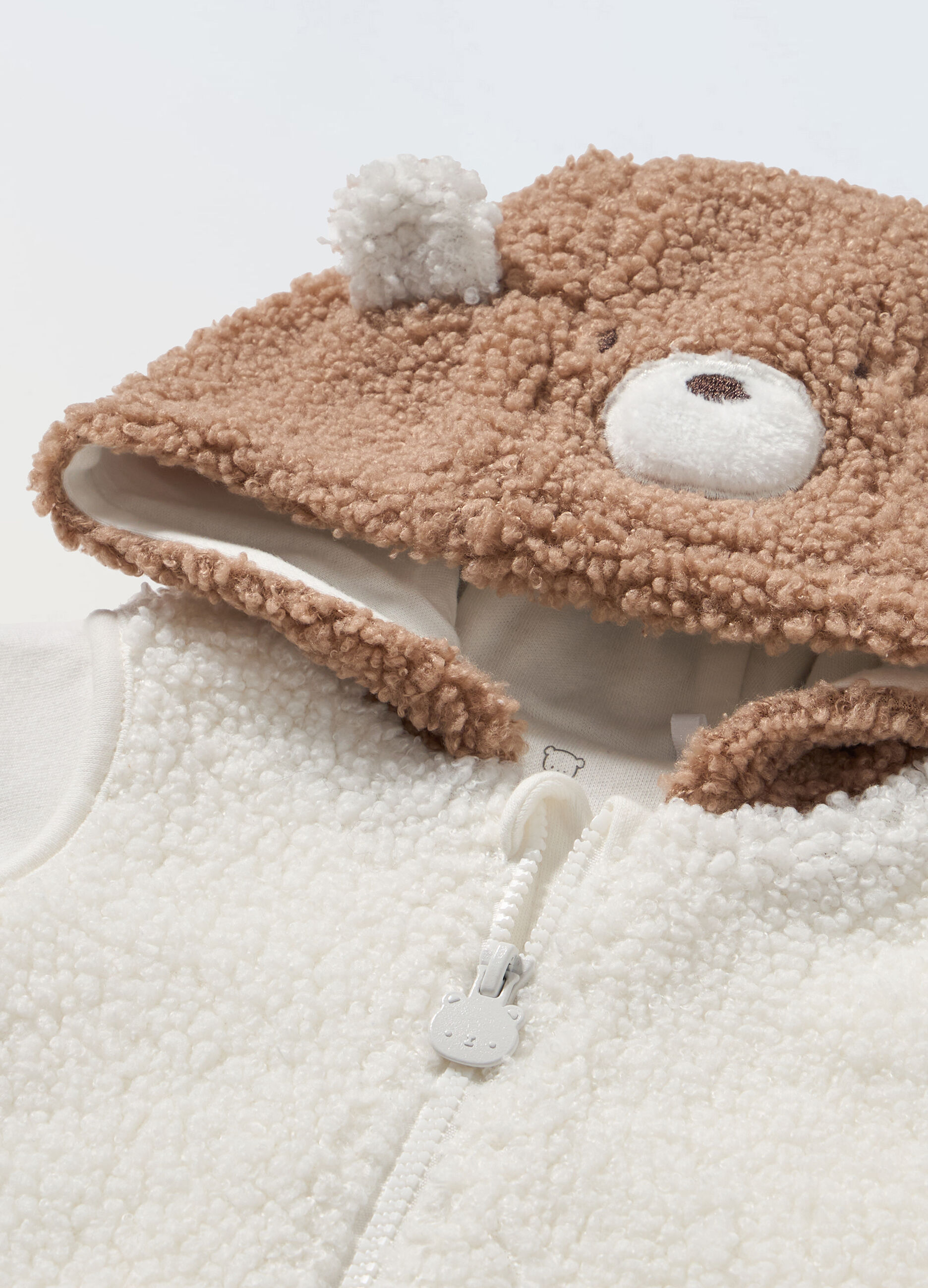 Felpa teddy con cappuccio neonato_1