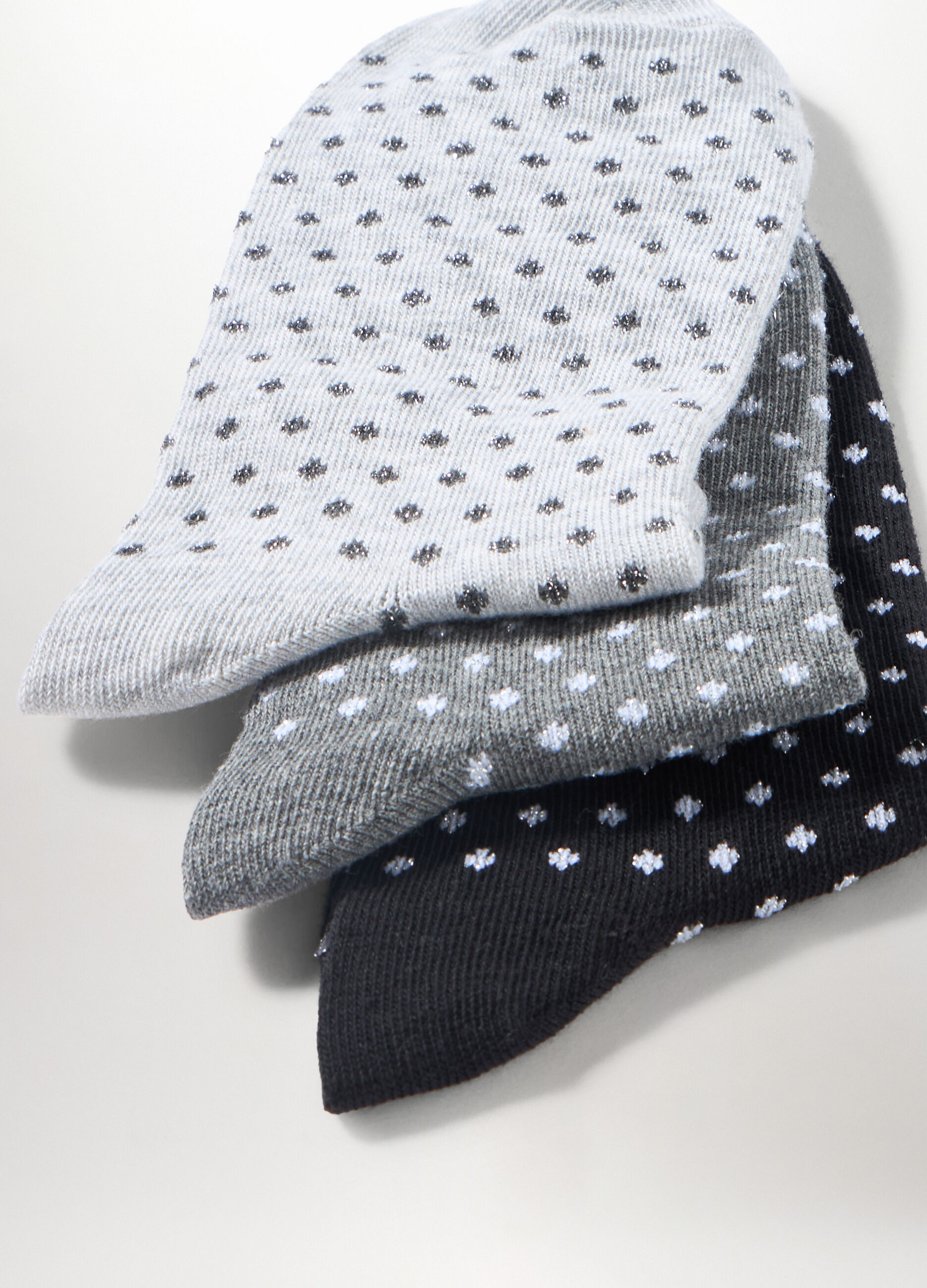 Pack 3 calze corte misto cotone donna_1